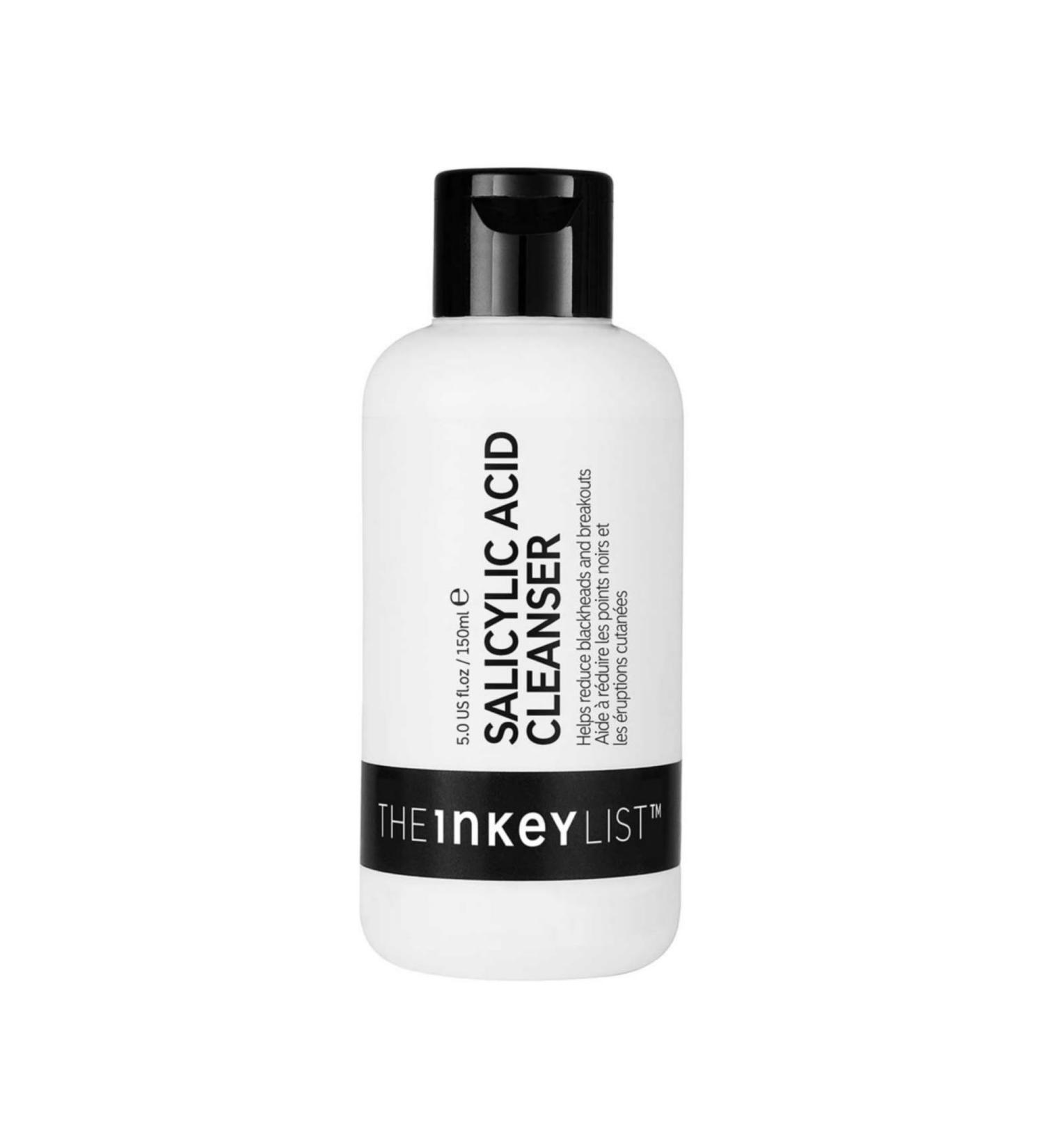 The INKEY List 2% Salicylic Acid Cleanser to Reduce Blackheads and Breakouts for Oily Blemish Prone Skin 150ml - Buy Online on GoSupps.com