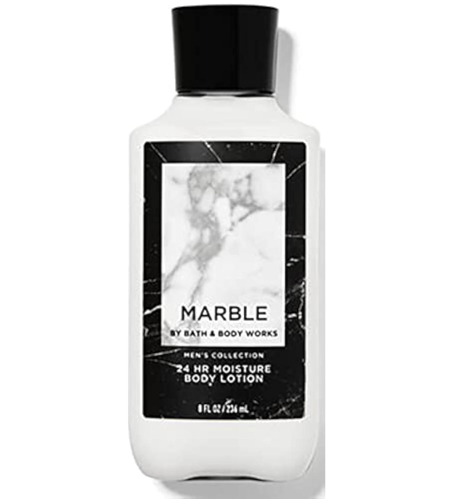 Bath & Body Works Men's Collection Super Smooth Body Lotion 8 Oz (Marble)