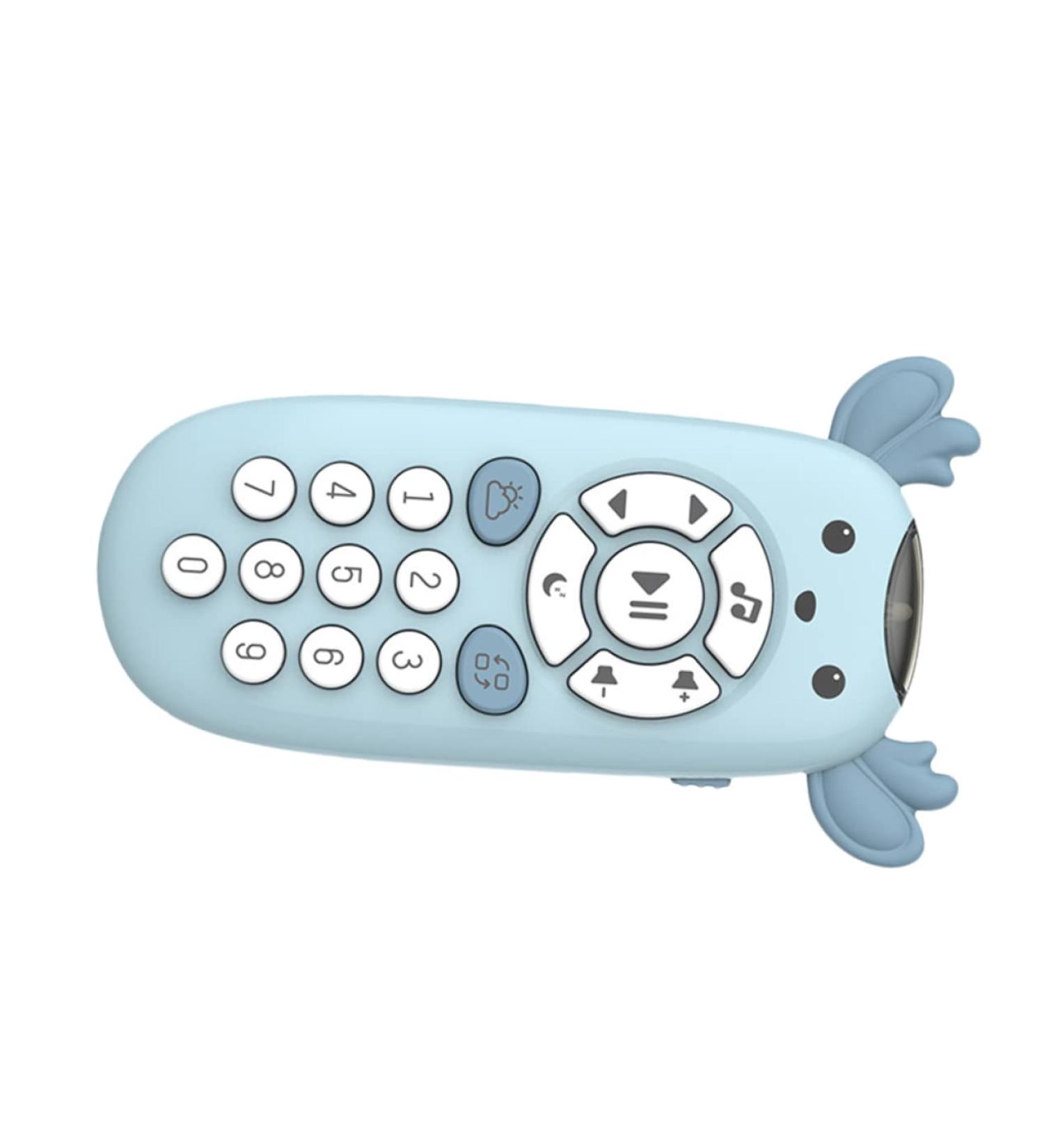 Toyvian Children's Music Phone - Baby Teether & Infant Toy | Baby Shower Gift - Blue 14.5X8.5CM - Buy Online on GoSupps.com
