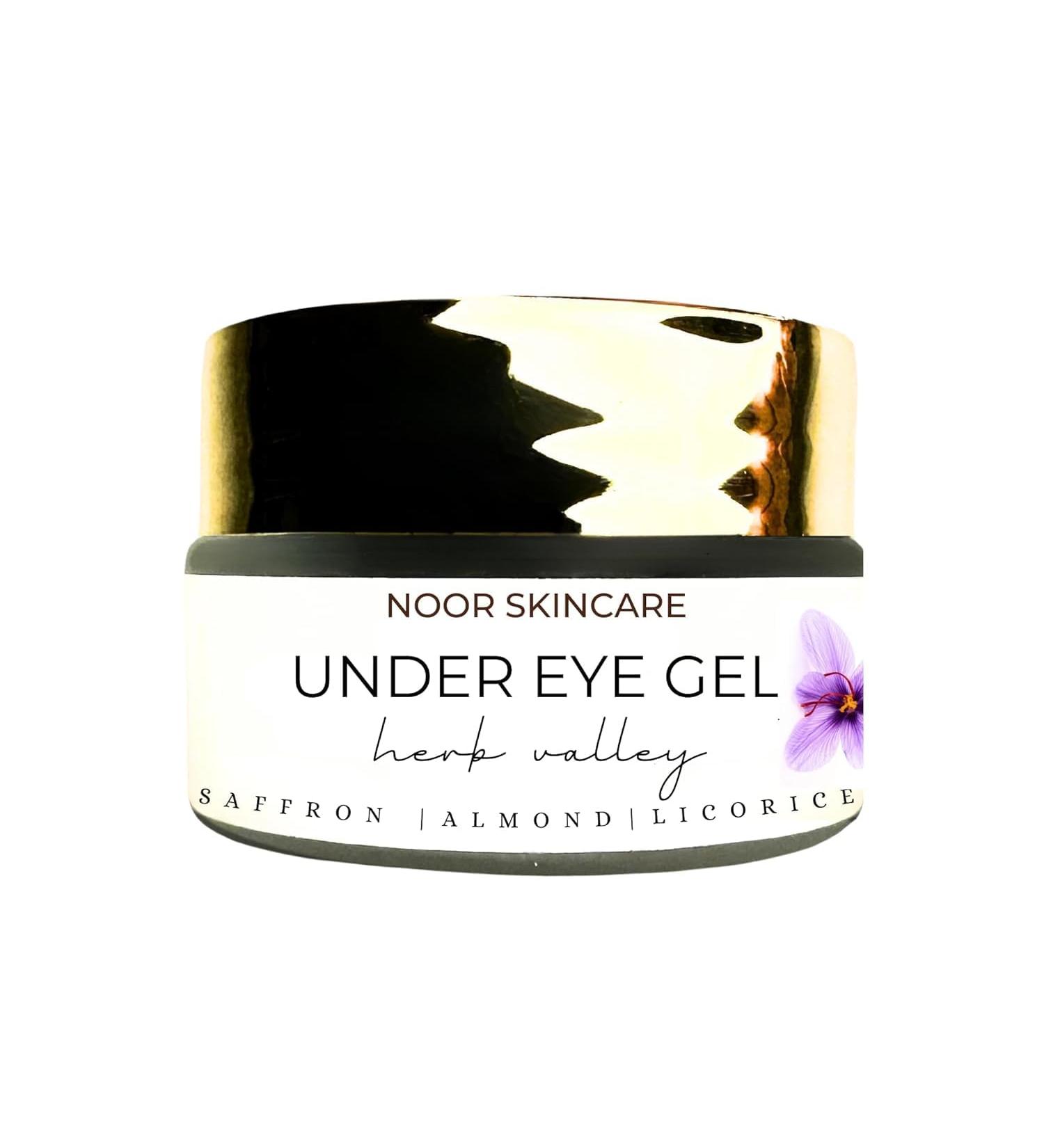 SH Noor Organic Under Eye Cream - Dark Circles Removal Anti-Puff Wrinkle Care & Glow Enhancer for Men & Women with Natural Ingredients - Buy Online on GoSupps.com