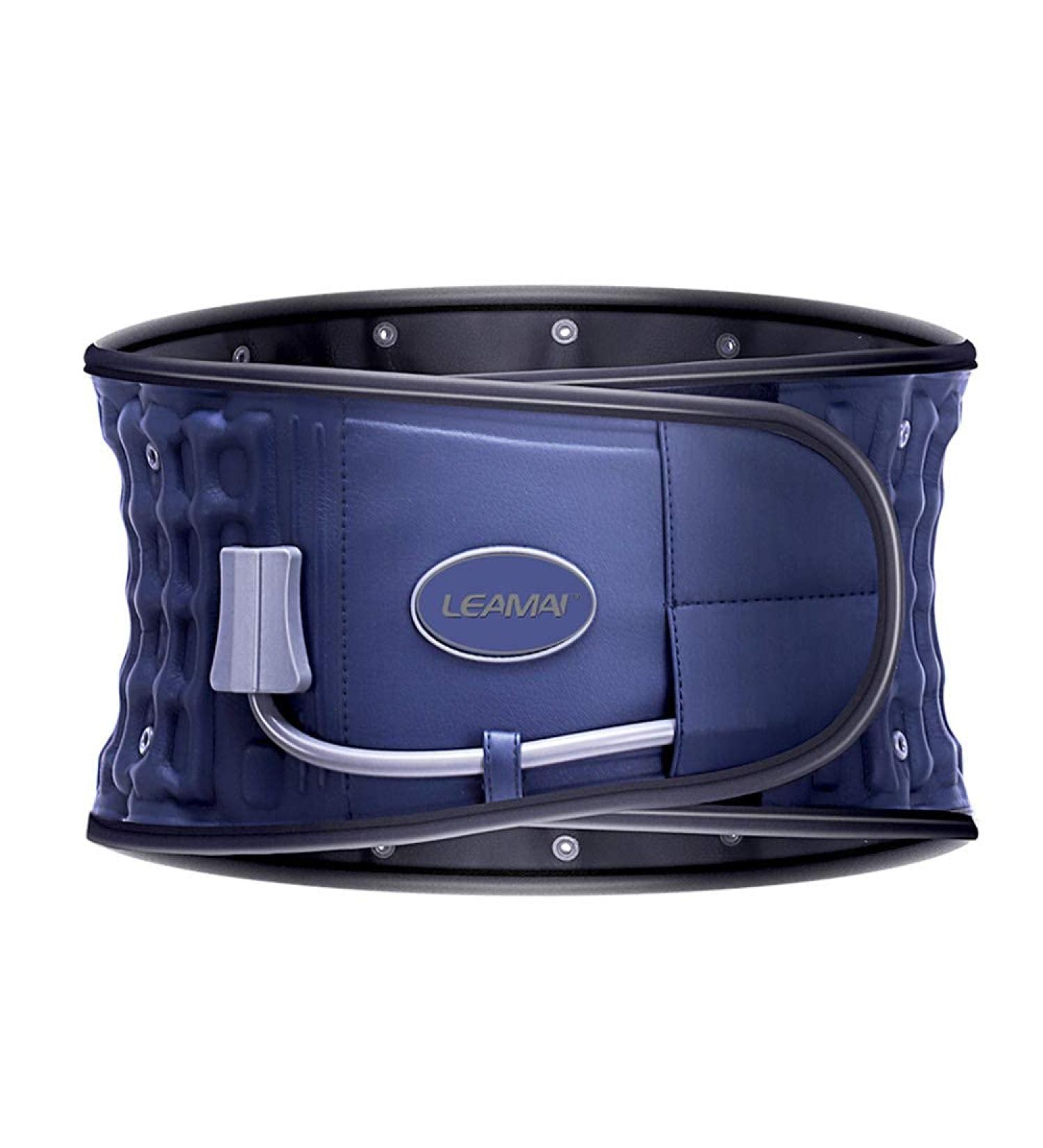 LEAMAI Decompression Back Belt | Back Brace for Lower Lumbar Support | Men & Women | Blue (Y01-S 25-36) - Buy Online on GoSupps.com
