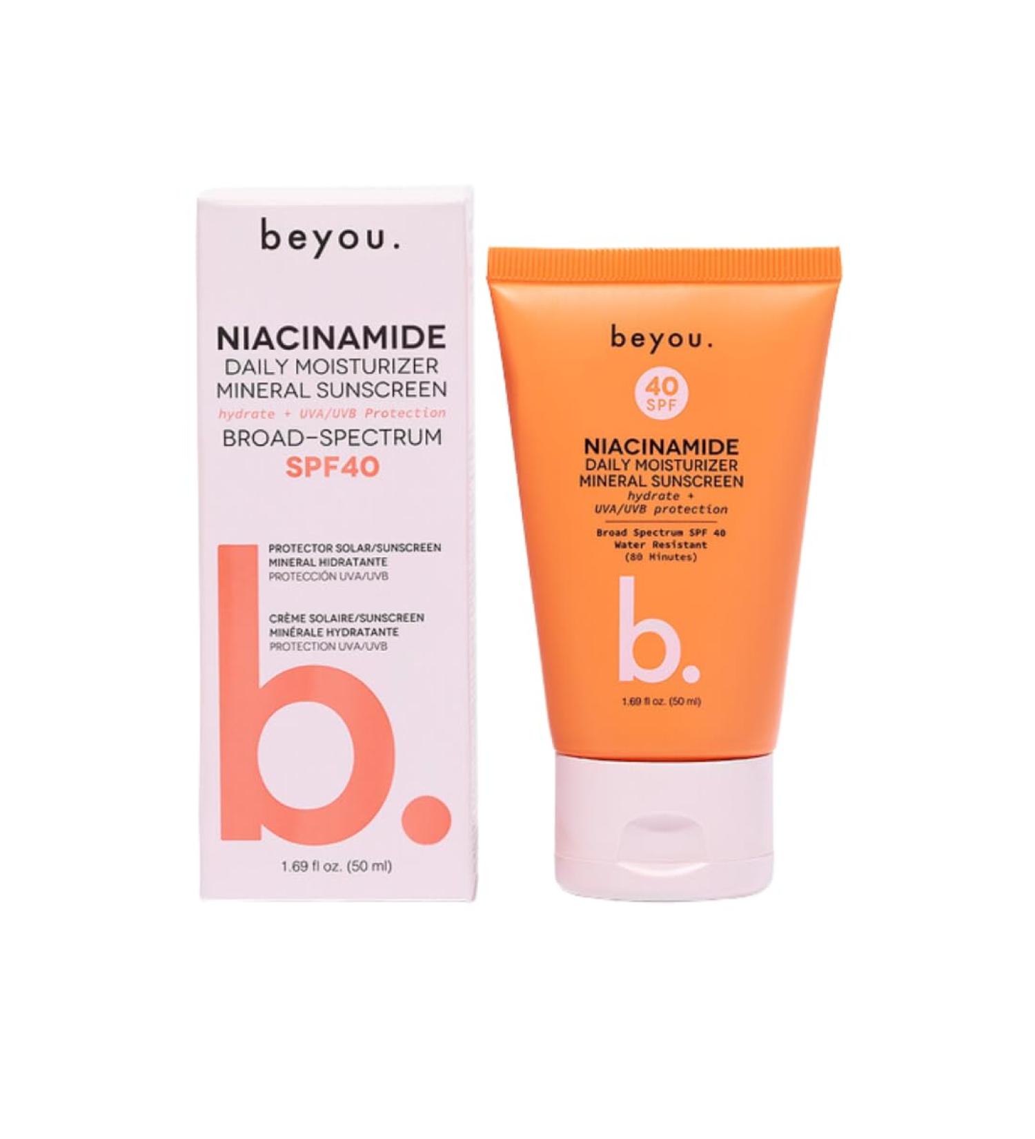 Buy Beyou Niacinamide Daily Moisturizer SPF 40 | Tinted Mineral Sunscreen | Plant-Based & Cruelty-Free for All Skin Types - International Shipping Available - Buy Online on GoSupps.com