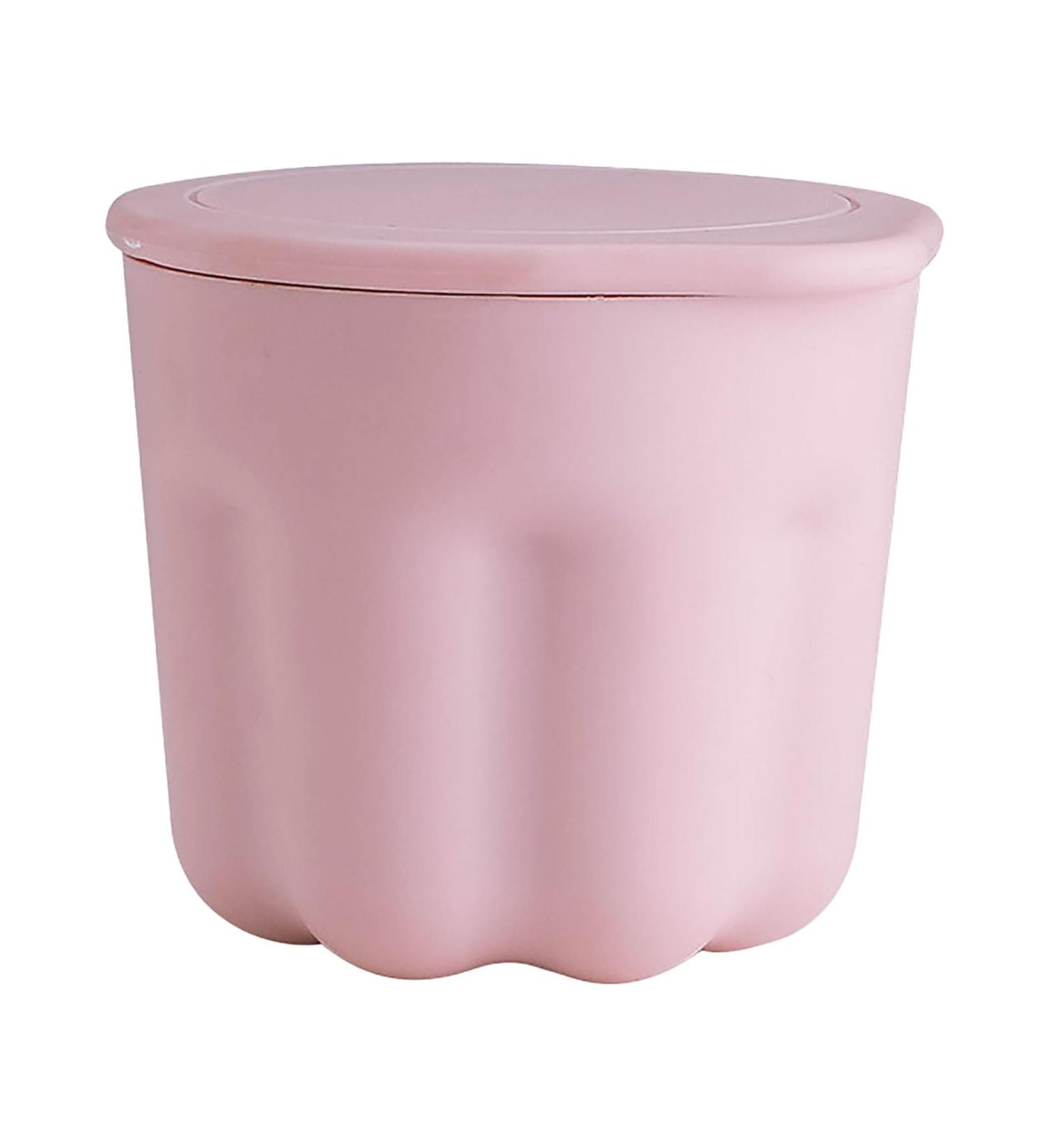 Buy Multifunctional Makeup Brush Cleaner Bowl with Drying Rack | Portable Pink Brush Cleaning Mat for Easy Makeup Brush Care - Buy Online on GoSupps.com