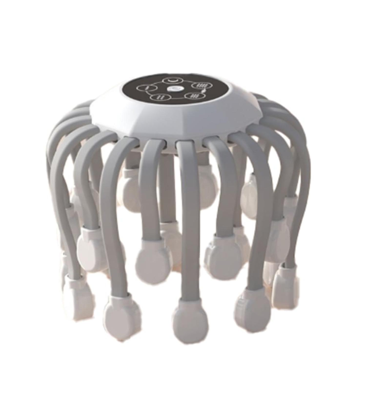 Buy AORWH 20 Massage Heads - Scalp Massager & Red Light Therapy Vibrator for Relaxation | Durable Easy Install (White) - Buy Online on GoSupps.com