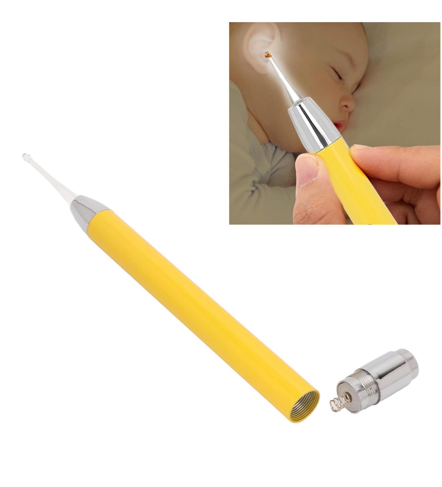 LED Earpick Pocket Portable with Flashlight Luminous Light Ear Spoon for Ear Wax Remove - Buy Online on GoSupps.com
