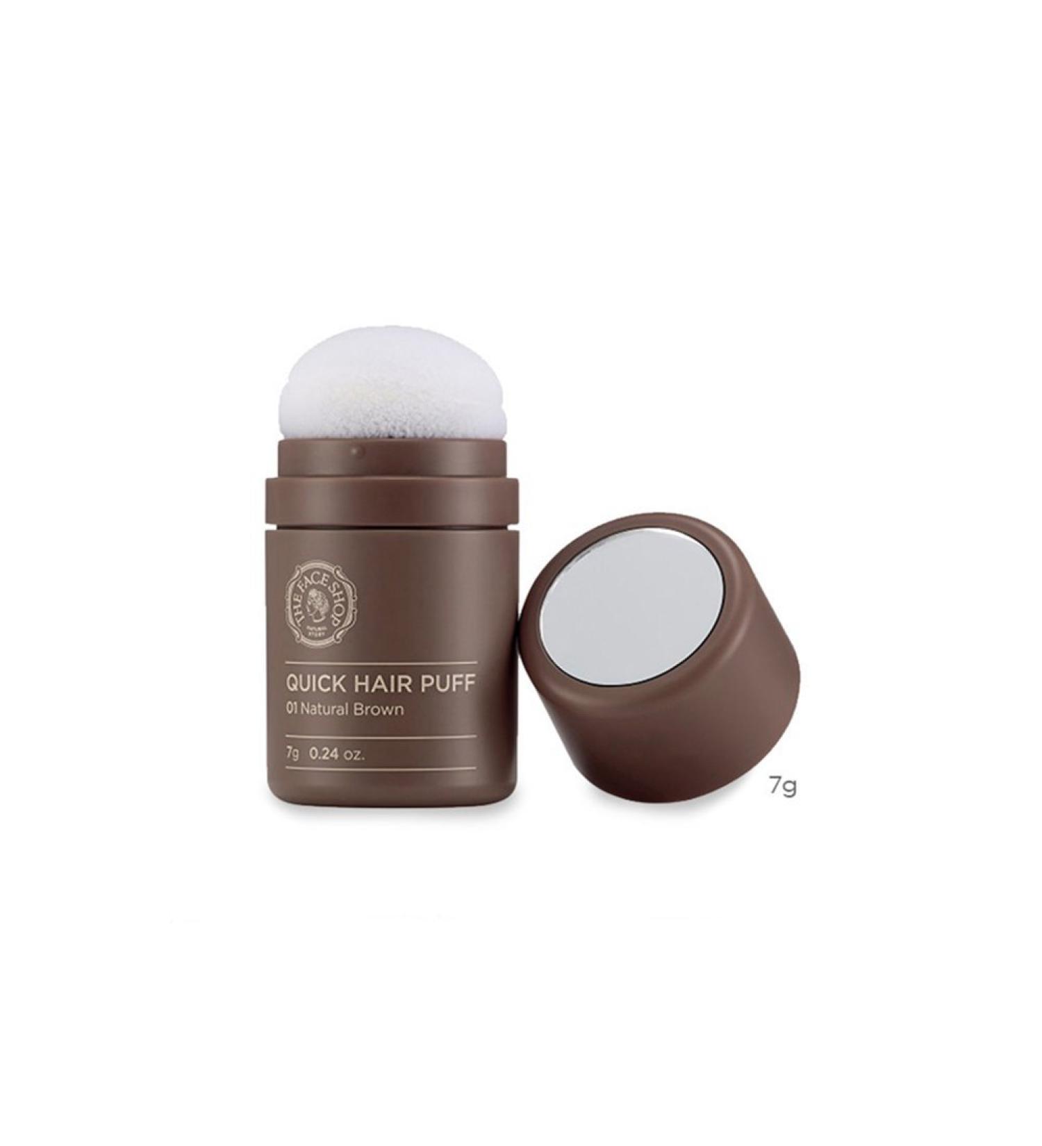 The Face Shop Quick Hair Puff Hair Line Touch Waterproof 7G(0.24Oz) (Dark Brown) - Buy Online on GoSupps.com