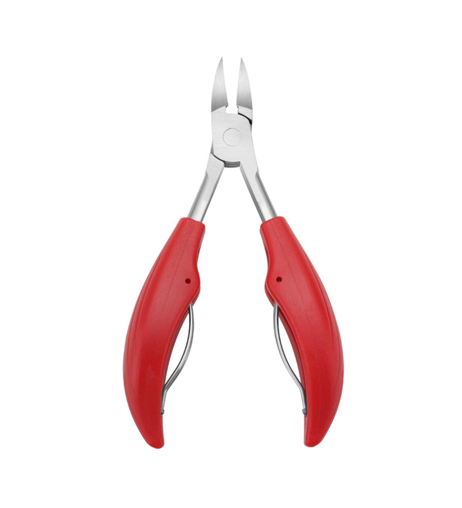 PSGS 1Pcs Professional Nail Cuticle Scissors Black Red Toes Dead Skin Pliers Trimming Tonail Clipper Nipper Manicure Pedicure Tools (Color : Red) - Buy Online on GoSupps.com