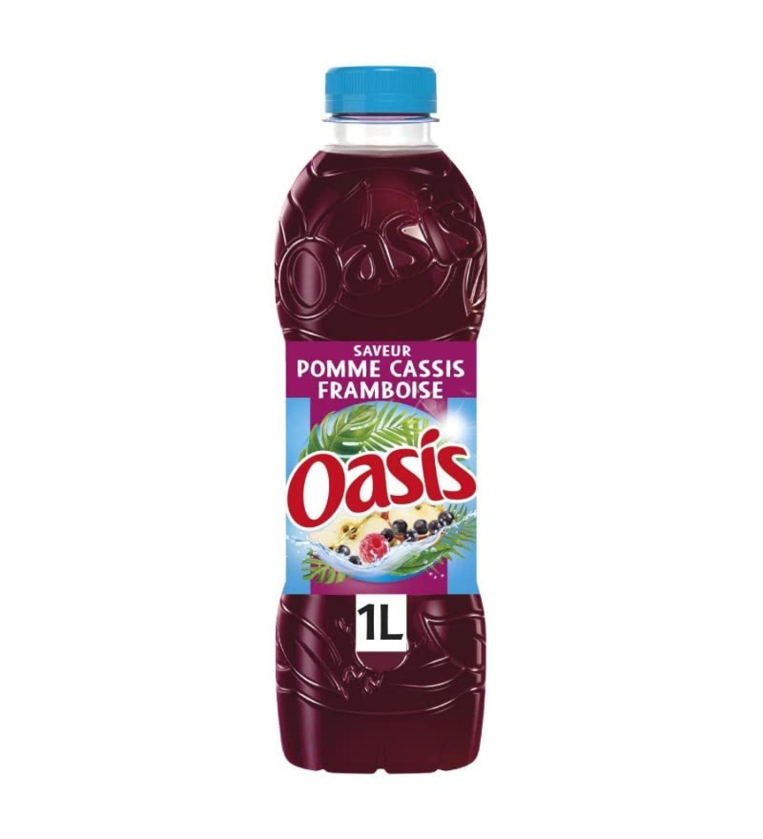OASIS - Apple Blackcurrant Raspberry 1L - Pack of 4
