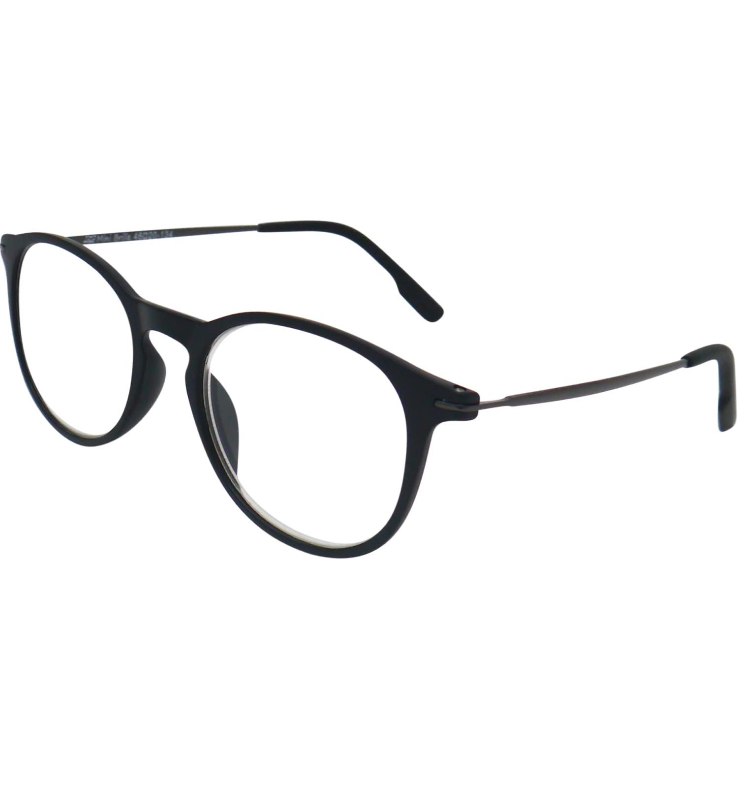 Shop Mini Modern Nerd Reading Glasses | Anti-Glare Blue Light Filter | Large Round Frames | Free Case | Men's 2.0 Diopters - Buy Online on GoSupps.com