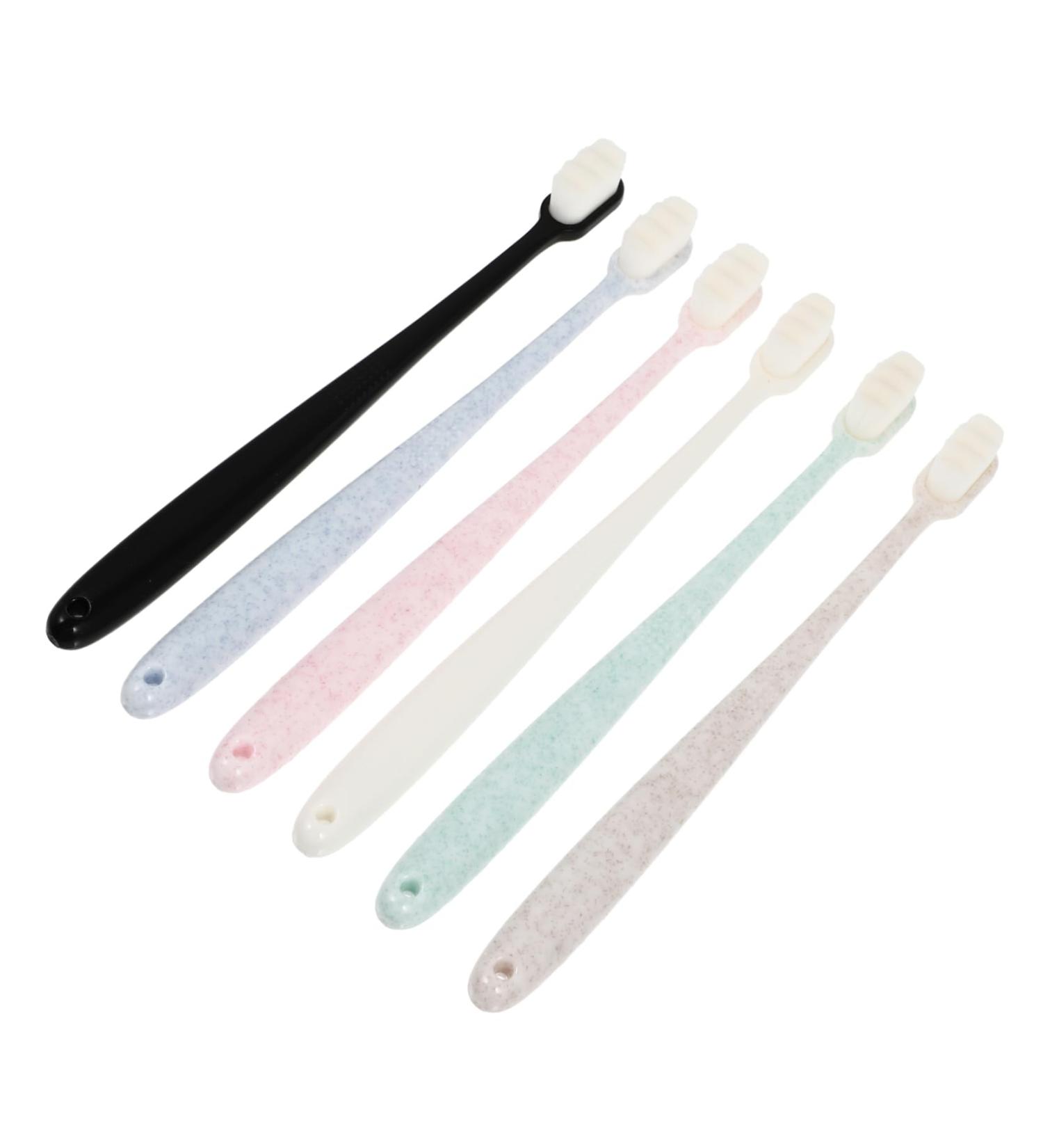 Gatuida Manual Toothbrush - Hard Prosthesis Brush for Sensitive Gums | Travel-Friendly Tooth Cleaning Tool - Buy Online on GoSupps.com