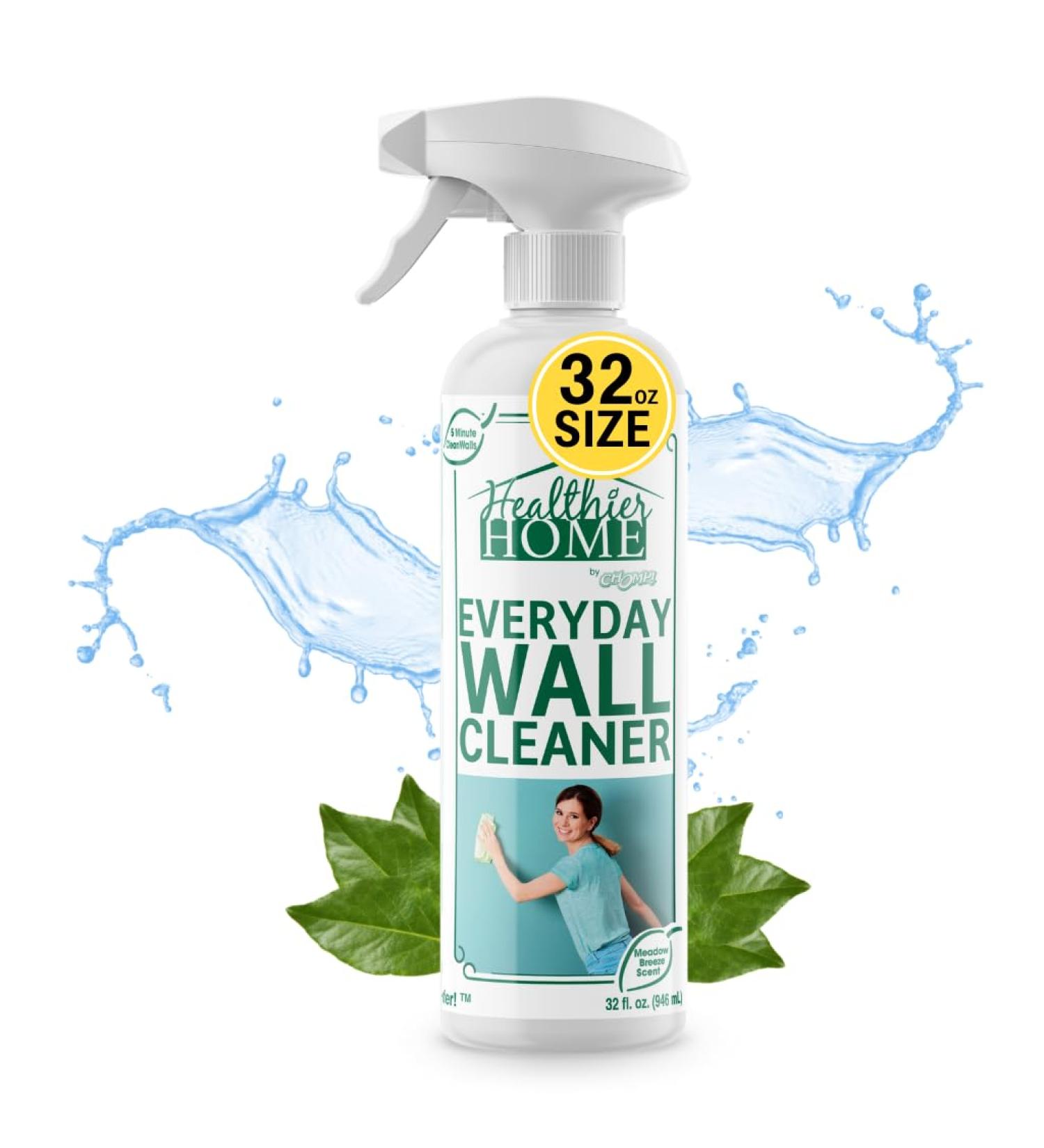 Chomp Painted Wall Cleaner Spray: Healthier Home 5-Minute CleanWalls 4-in-1 Multipurpose Cleaner - Painted Wall Ceiling and Baseboard Cleaning Spray - Dirt Dust Odor and Stain Remover - 32 Ounces - Buy Online on GoSupps.com