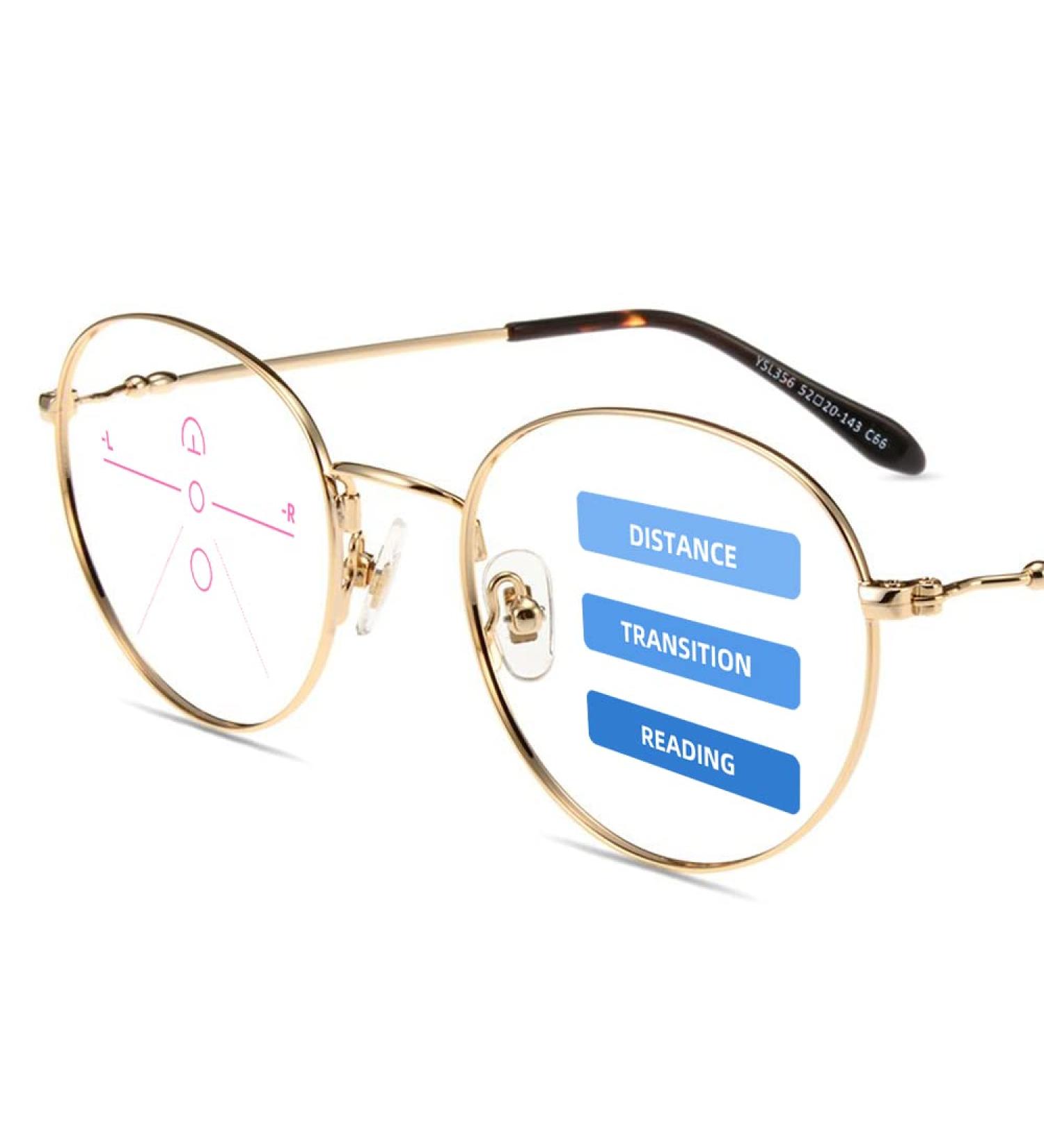 Shop Firmoo Progressive Multifocal Blue Light Blocking Reading Glasses 1.5 - Stylish Eyeglasses for Men & Women - Computer Blue Light Readers - Buy Online on GoSupps.com