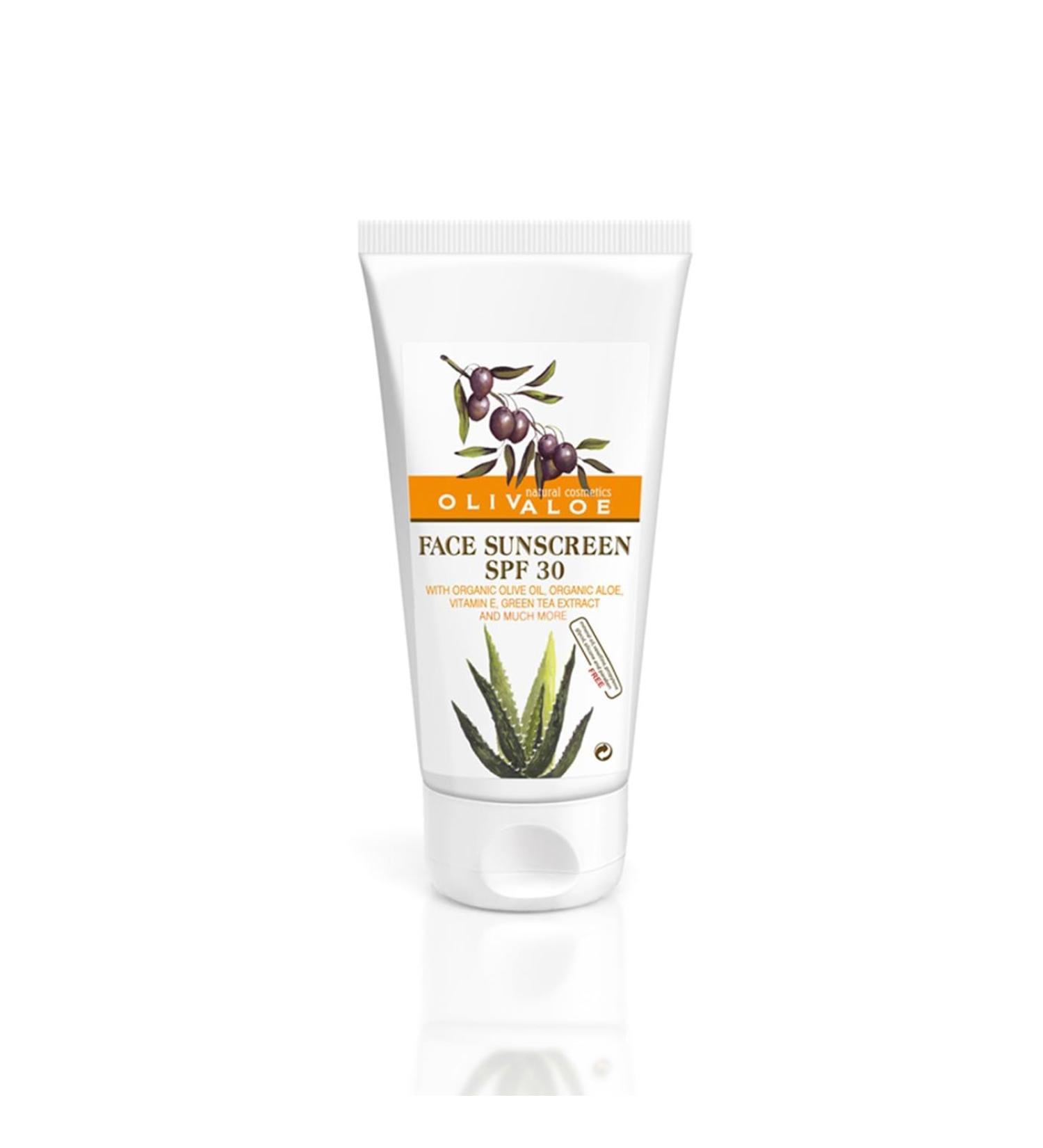 Olivaloe Organic Face Sunscreen SPF 30 by Olivaloe
