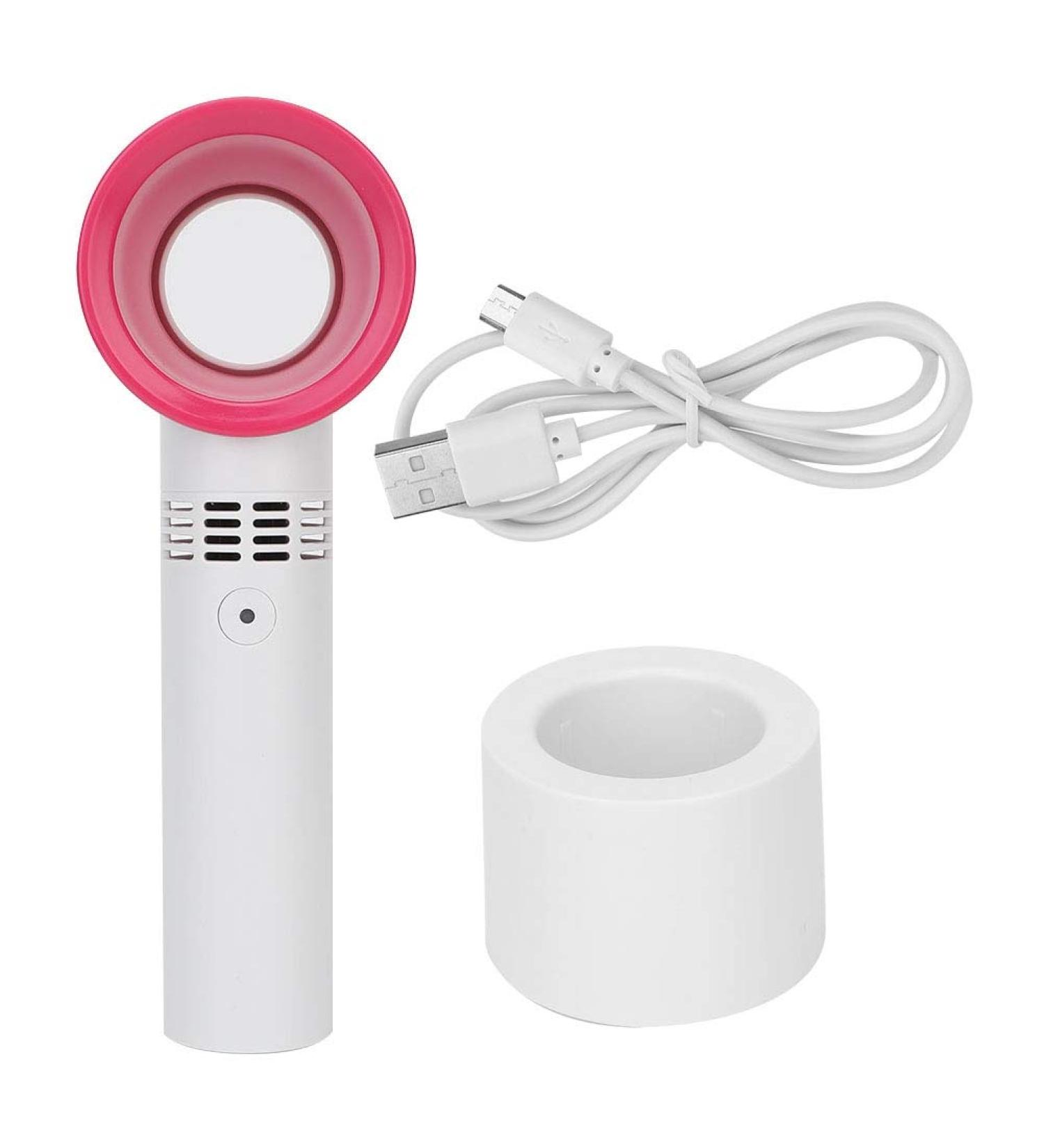 Eyelash Extension Fan Eyelash Extension Fan Eyelash Extension Fan Bladeless Fan With Base - Mini Portable Handheld Fans Usb Three Adjustable Wind Speeds For Exte - Buy Online on GoSupps.com