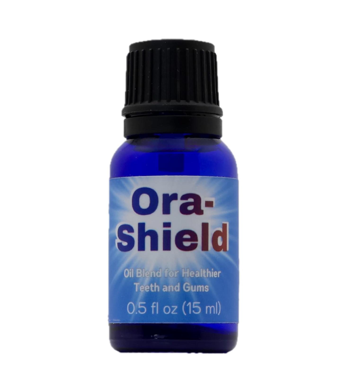 Ora-Shield Organic Tooth Oil for Gum Disease Relief and Gingivitis Help Soothes Sore, Bleeding, or Receding Gums Essential Oils for Teeth & Mouth Oral Microbiome Support Adults & Kids (1 Pack) - Buy Online on GoSupps.com