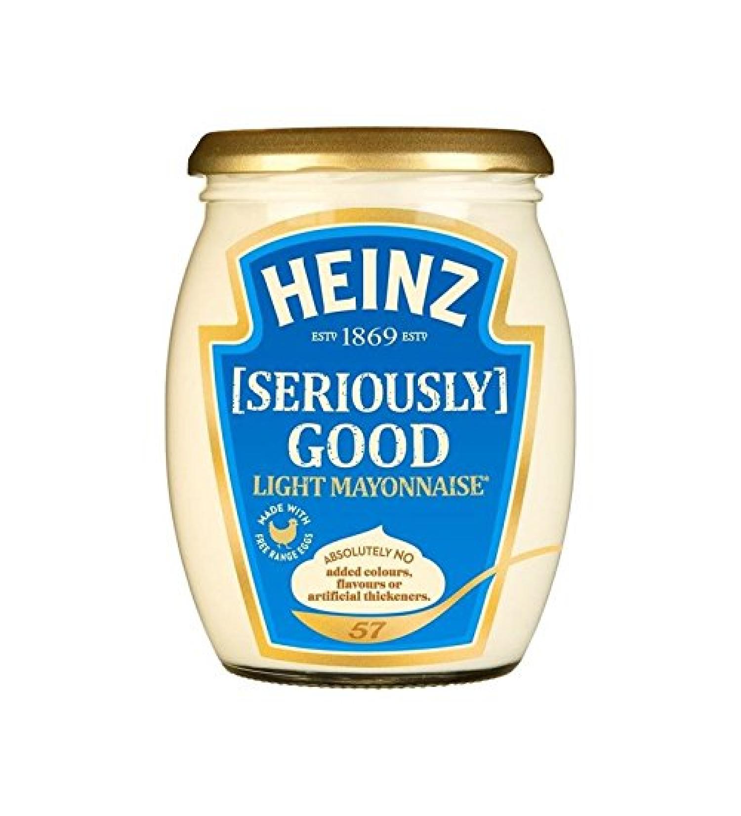 HEINZ Heinz Seriously Good Mayonnaise 480ml Light - Pack of 2