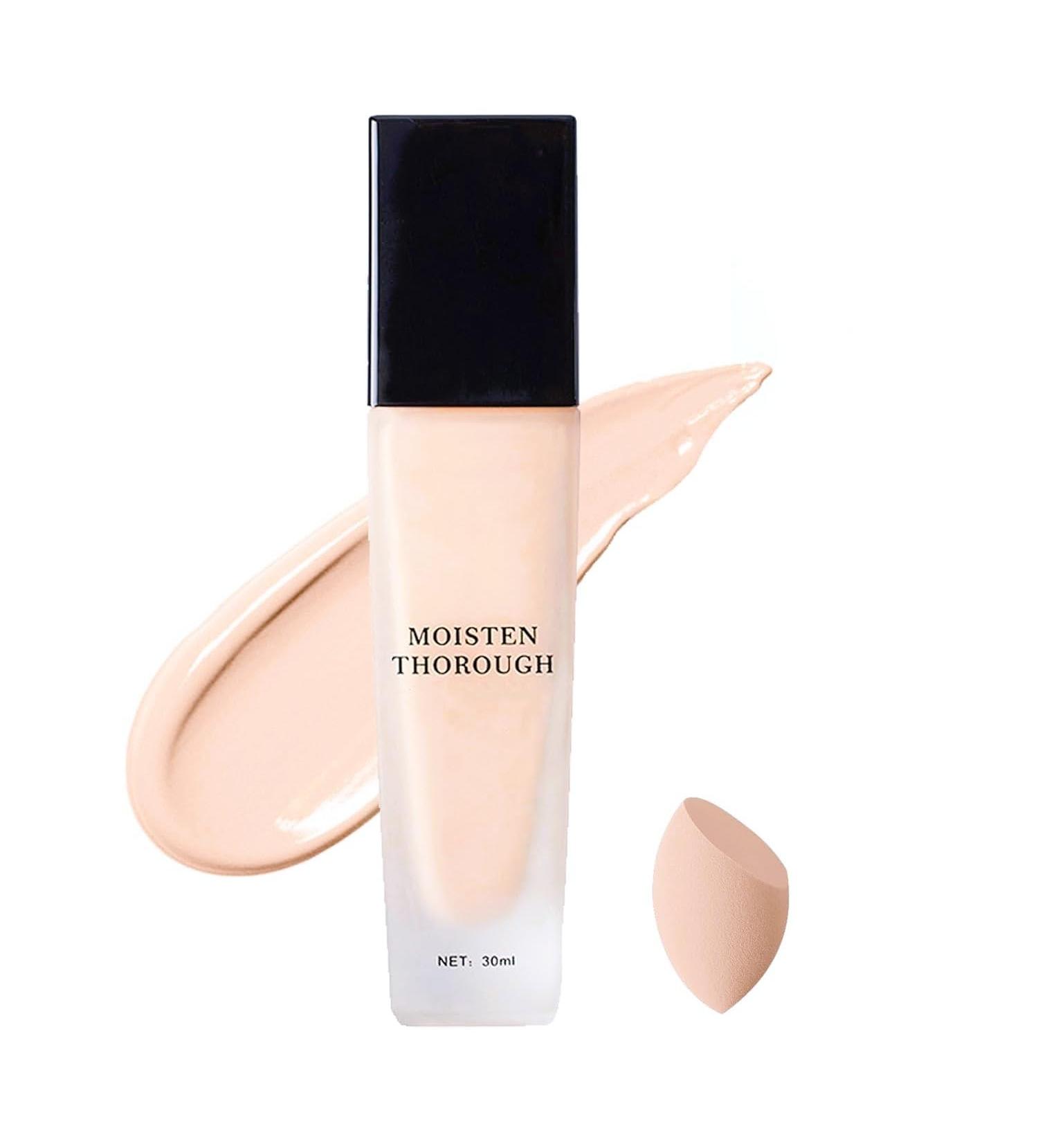 Lanerna Foundation Foundation for women soft matte liquid full coverage foundation long lasting waterproof 30 ml Ivory - Buy Online on GoSupps.com