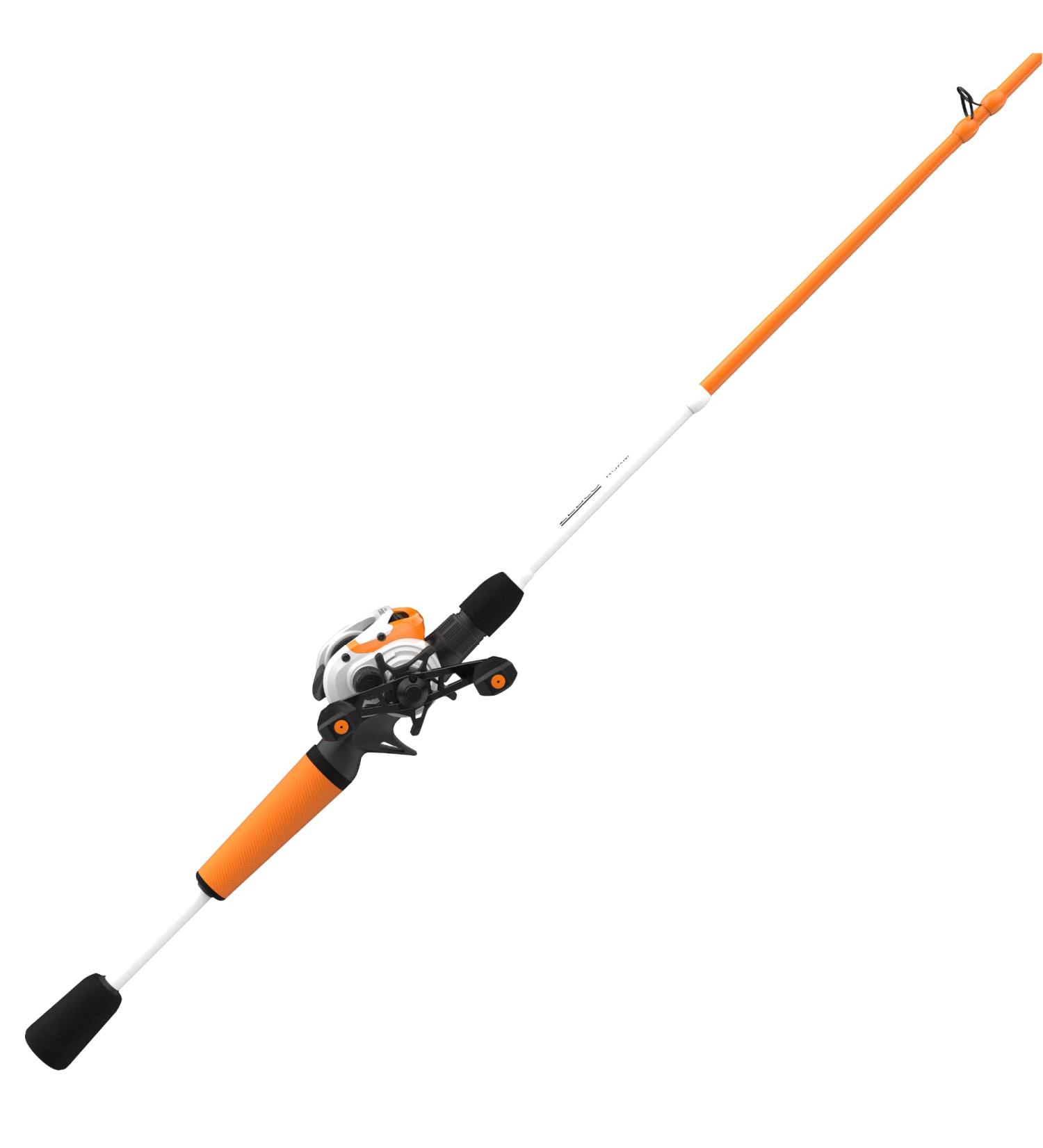 Zebco Roam BaitCast Fishing Rod and Reel Combo - Lightweight Fiberglass Right-Handed Sunset Chevron Design - International Shipping Available - Buy Online on GoSupps.com