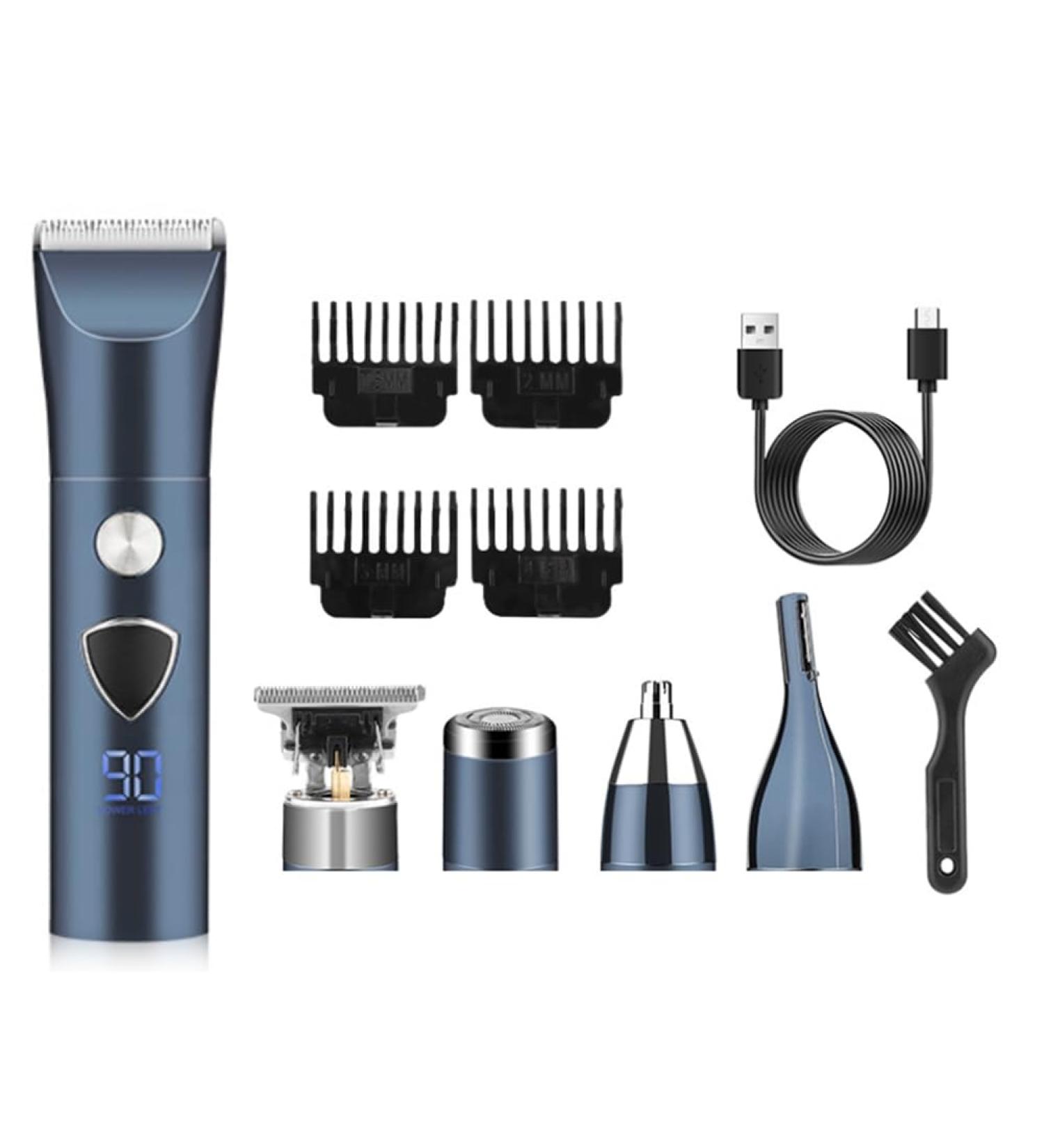 GUIJIALY Beard Trimmer for Men Electric Hair Clipper Cordless Mens Grooming 5 in 1 Kit Hair Trimmer & Mustache Trimmer & Nose - Buy Online on GoSupps.com