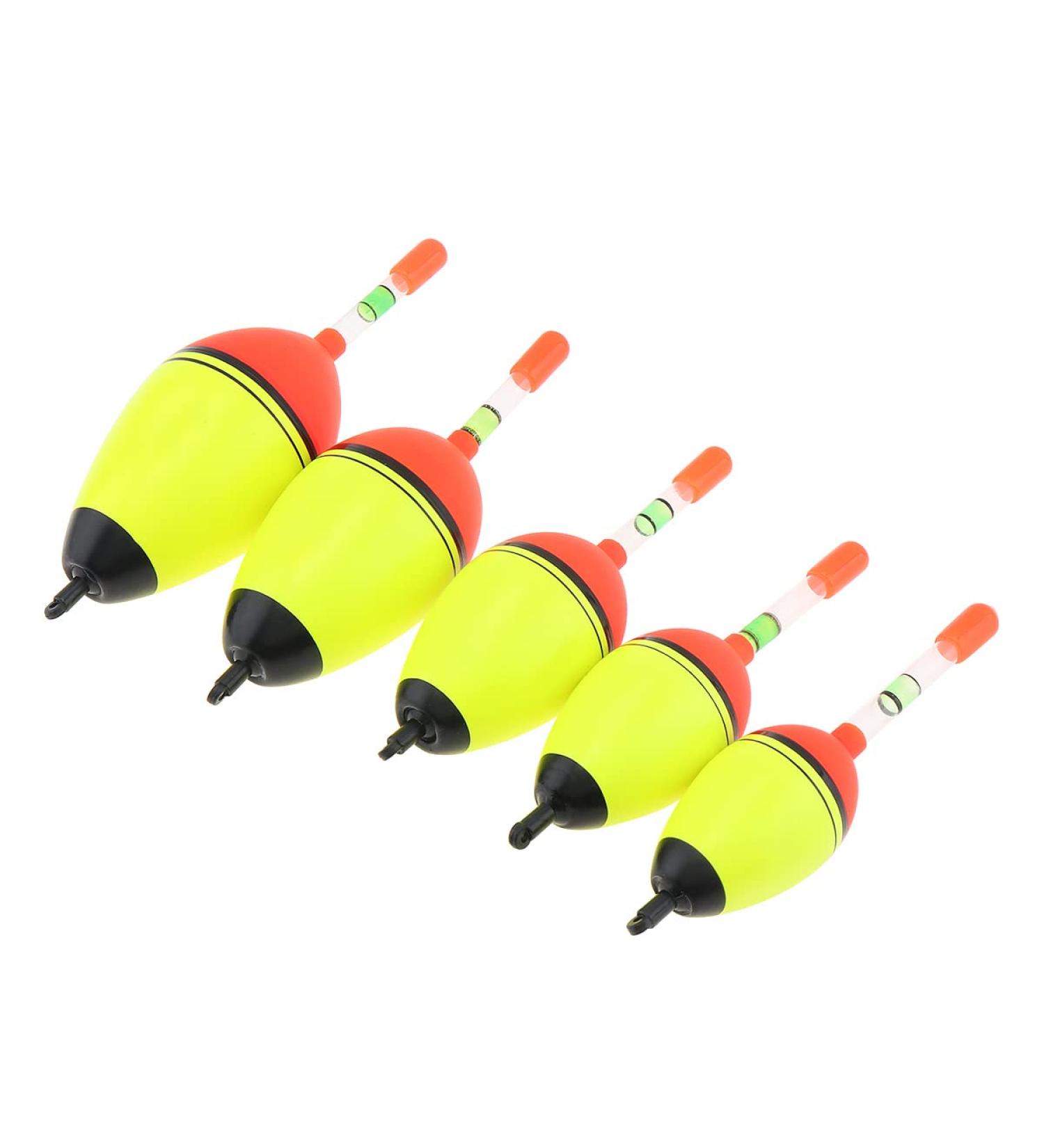 Origlam 5-Piece EVA Foam Fishing Bobber Set | 15g 20g 30g 40g 50g - Perfect for Crappie Pike Perch & Carp - Buy Online on GoSupps.com