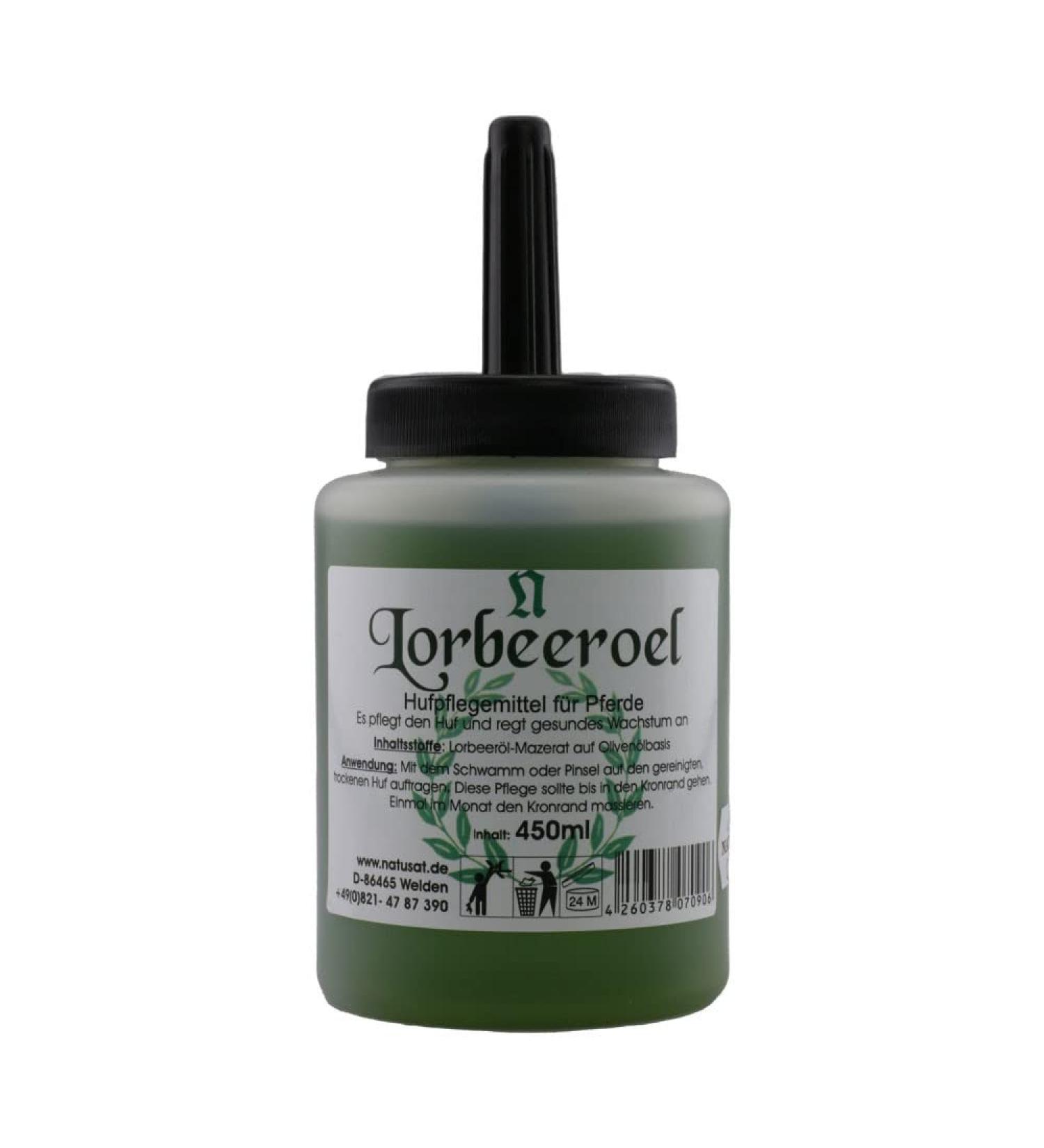 NATUSAT Laurel Oil for Hoof Care in Horses - Prevent Brittleness & Promote Healthy Hooves - 450ml & 500ml (1 Pack) - Buy Online on GoSupps.com