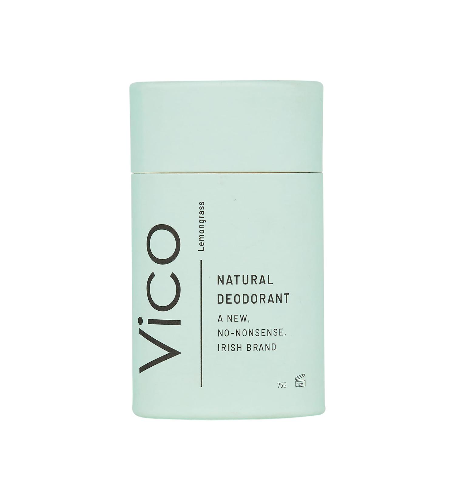 Vico Natural Plastic Free Deodorant Stick 2.65 Oz Lemongrass - Effective Odor Protection Plastic Free Vegan Cruelty Free Unisex Men Women Lemongrass 1 Pack - Buy Online on GoSupps.com
