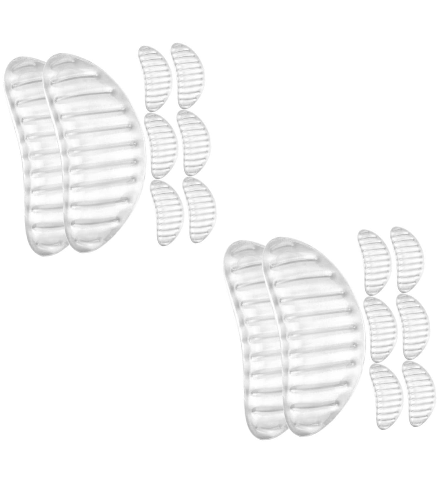 FRCOLOR 8 Pairs Striped Arch Pads Insoles for Men - Non-Slip Cushioning Shoe Inserts for Maximum Comfort and Support - Buy Online on GoSupps.com