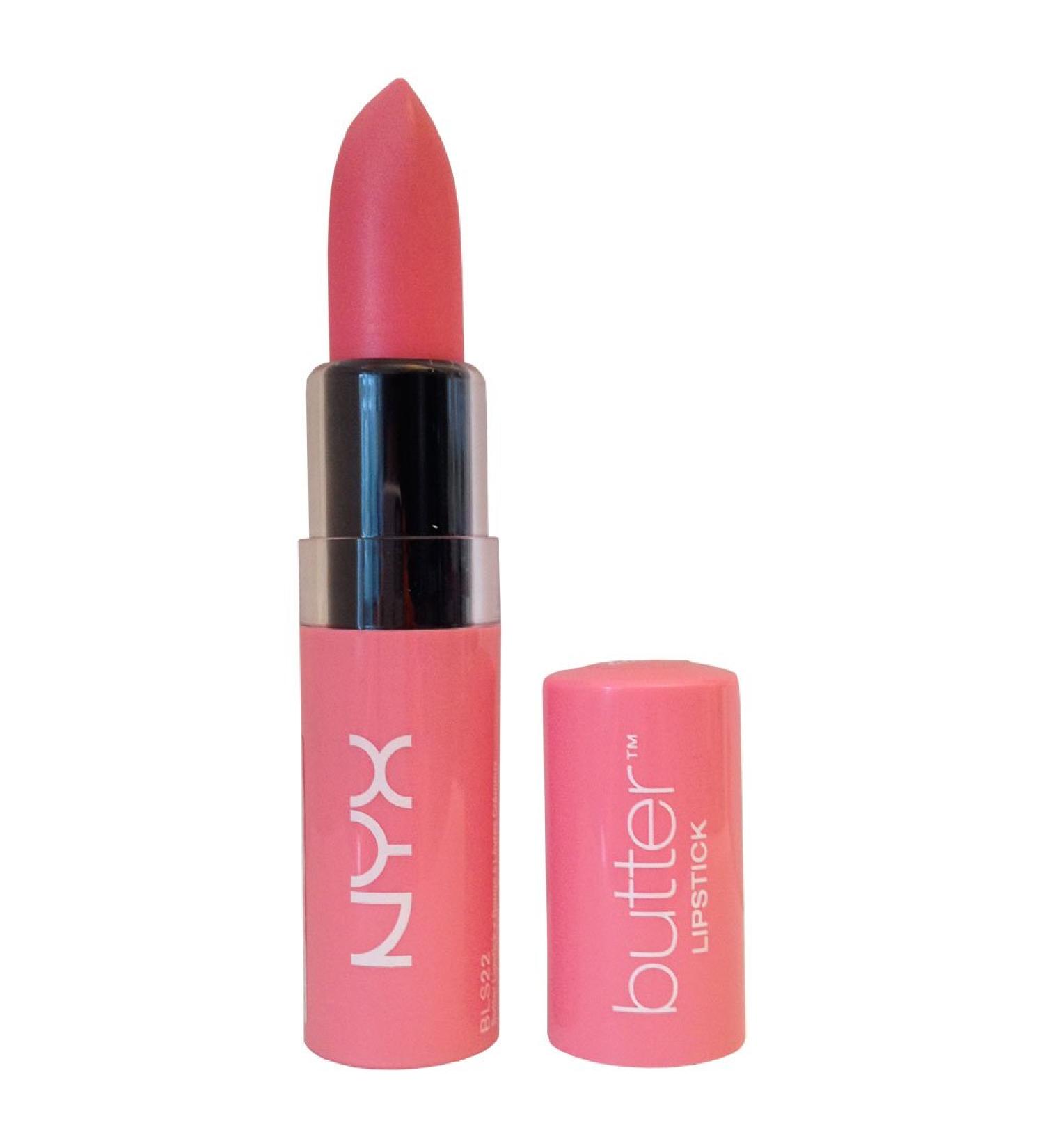 NYX Nyx cometics butter lipstick bls22 gumdrop - bubblegum pink net wt. 0.16 Ounce (bls22 gumdrop)