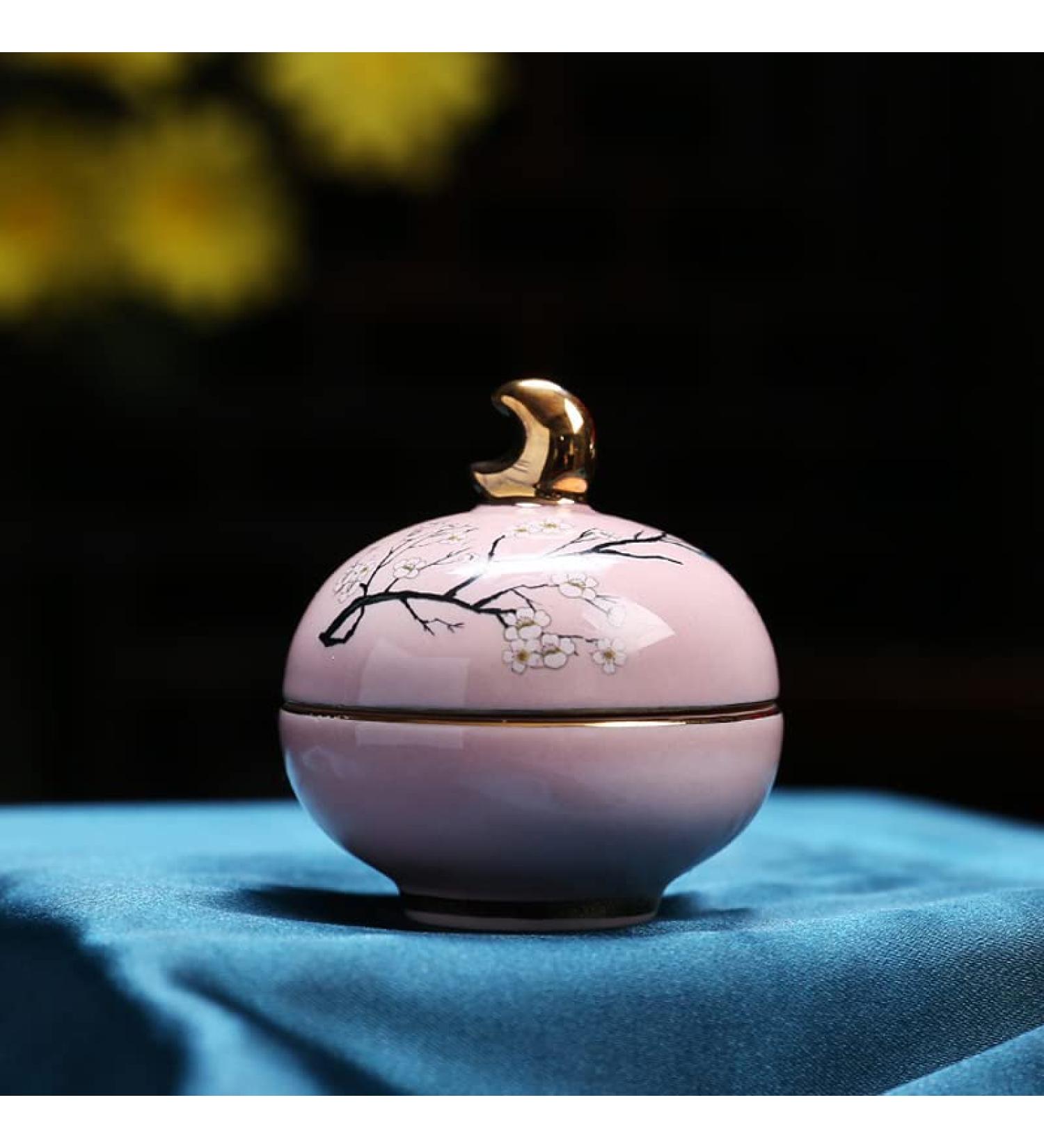 Solid Perfume Floral Scent Fragrance All Natural Ancient Chinese Palace Craftsmanship for Women Girls Long Lasting Travel Friendly with Delicate Ceramic Jar Gift Box (Pink) - Buy Online on GoSupps.com