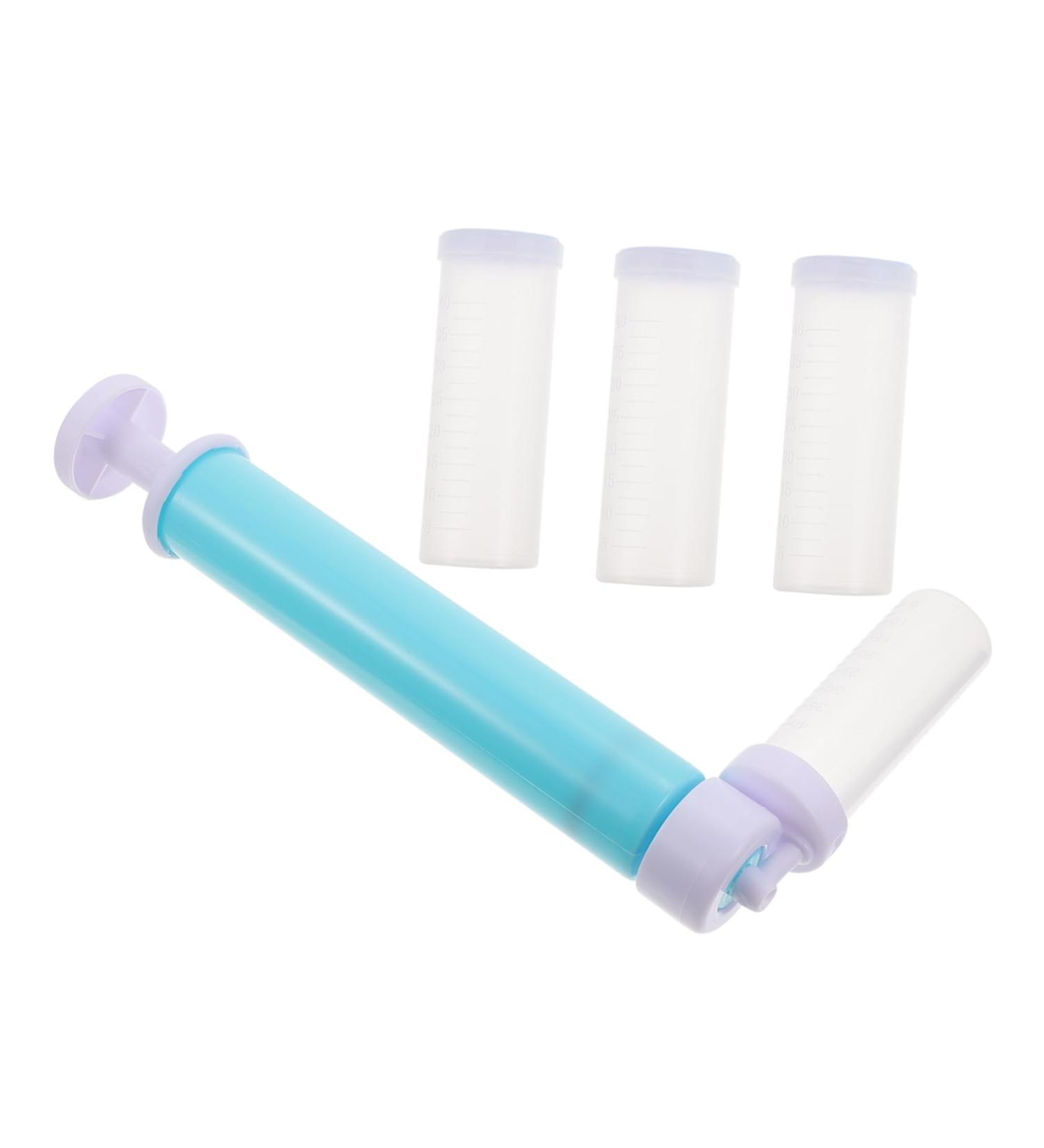 OUNONA 1 Set Cake Duster Cake Decoration Manual Cake Airbrush Baking Cake Spray Tube Cake Decorating Accessories Cake Decorating Tool Cake Baking Tools DIY Makeup Tools Chic Plastic Pp Blue 25X11.6X3.8CM - Buy Online on GoSupps.com