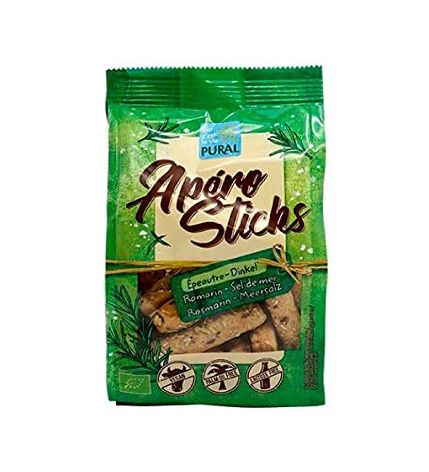 PURAL IMENT - APERO STICKS ROSEMARY SEA SALT 100G