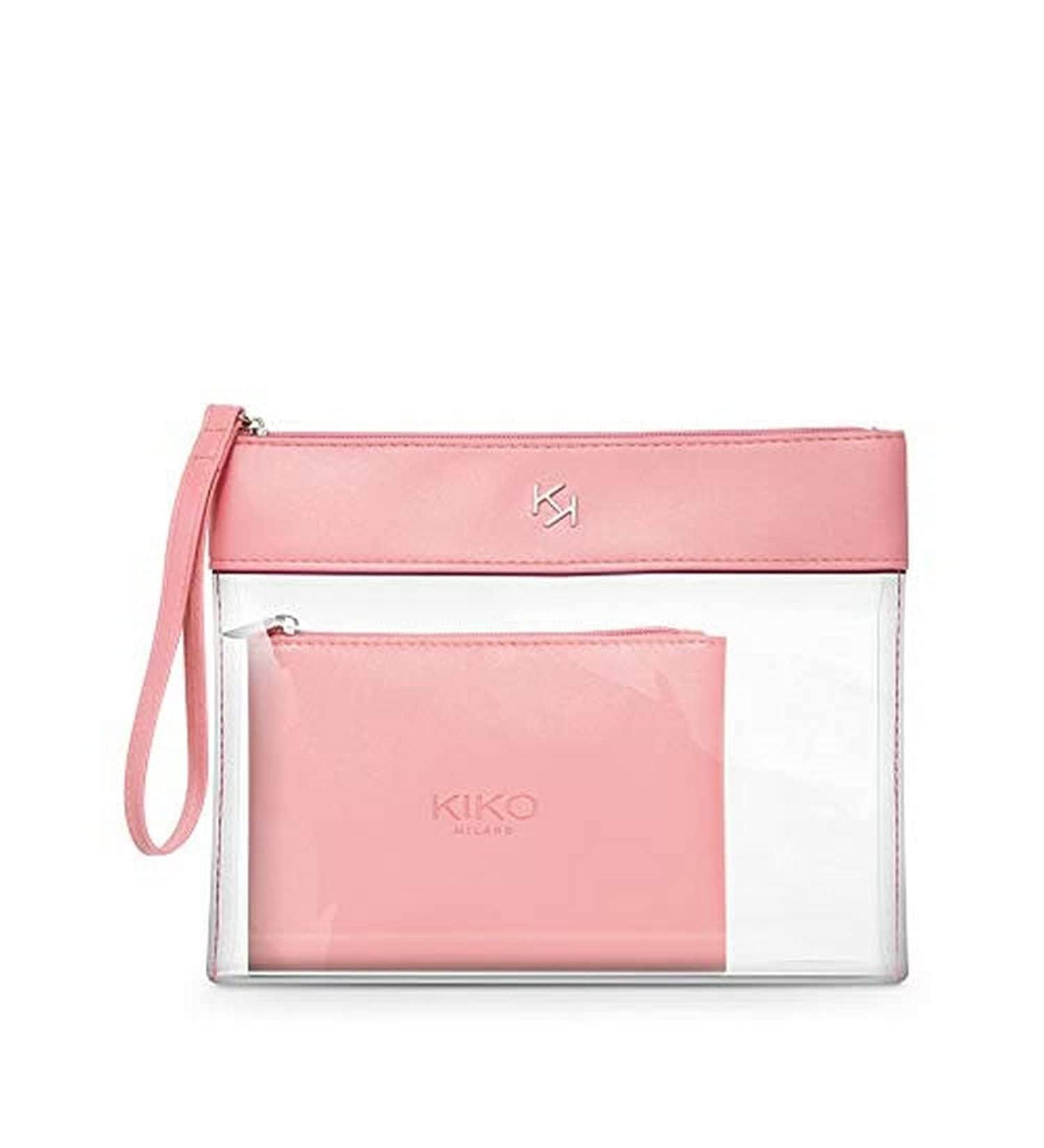 KIKO Milano Transparent Beauty Case 003 | Stylish Cosmetic Bag with Inner Pouch - Shop Internationally - Buy Online on GoSupps.com