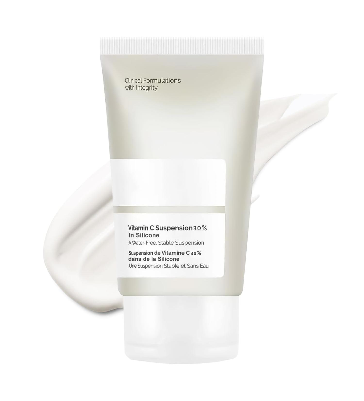 Vitamin C Moisturiser for Face Vitamin C Suspension 30% - Face Moisturiser to Nourish Skin Smooth Lines & Boost Glow Vitamin C Cream Day and Night Anti Aging Face Cream 1 oz/ 30 mL - Buy Online on GoSupps.com