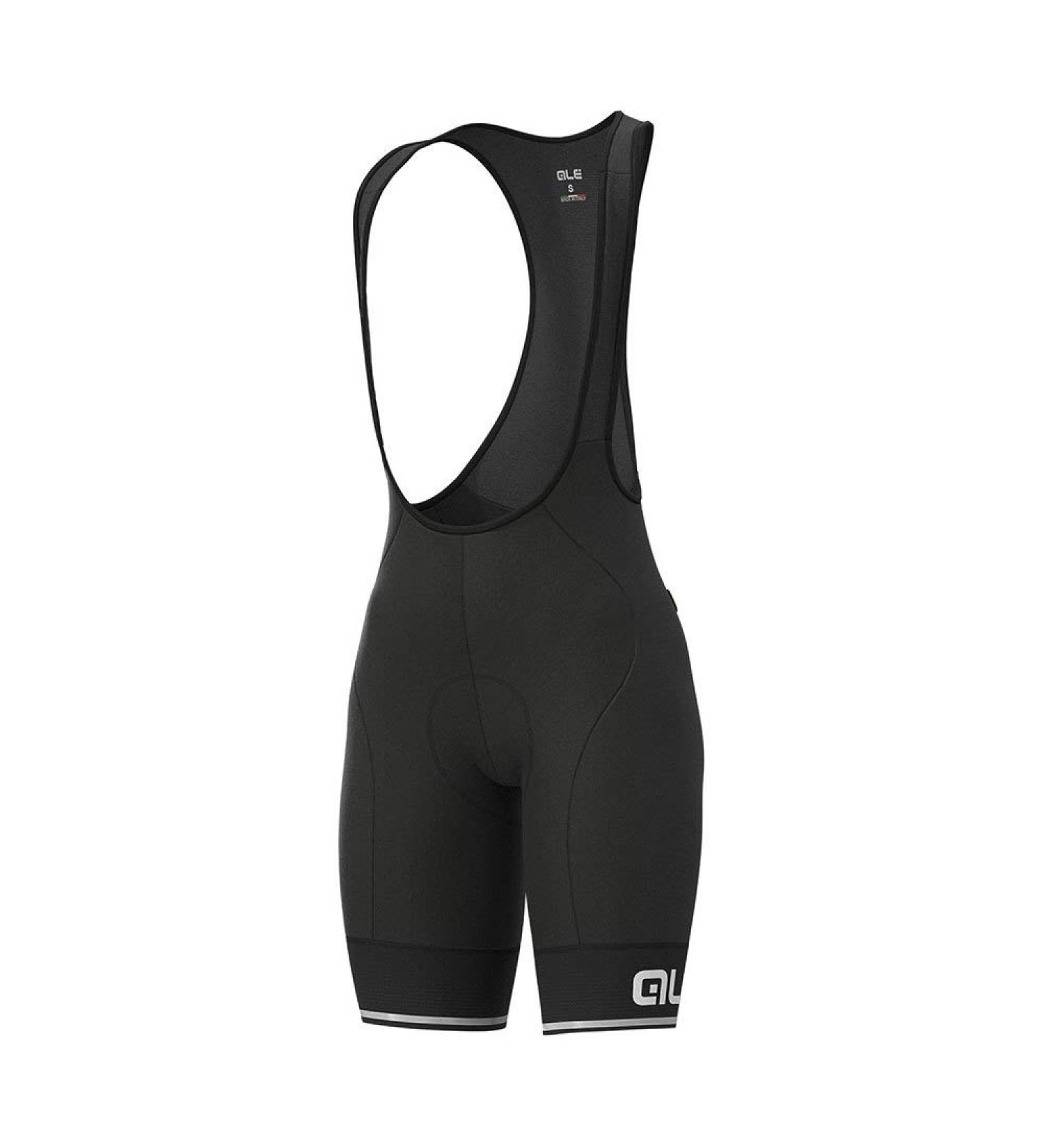 Al Cycling Solid Blend Bib Shorts Women Black/White Size S 2021 Bib Shorts