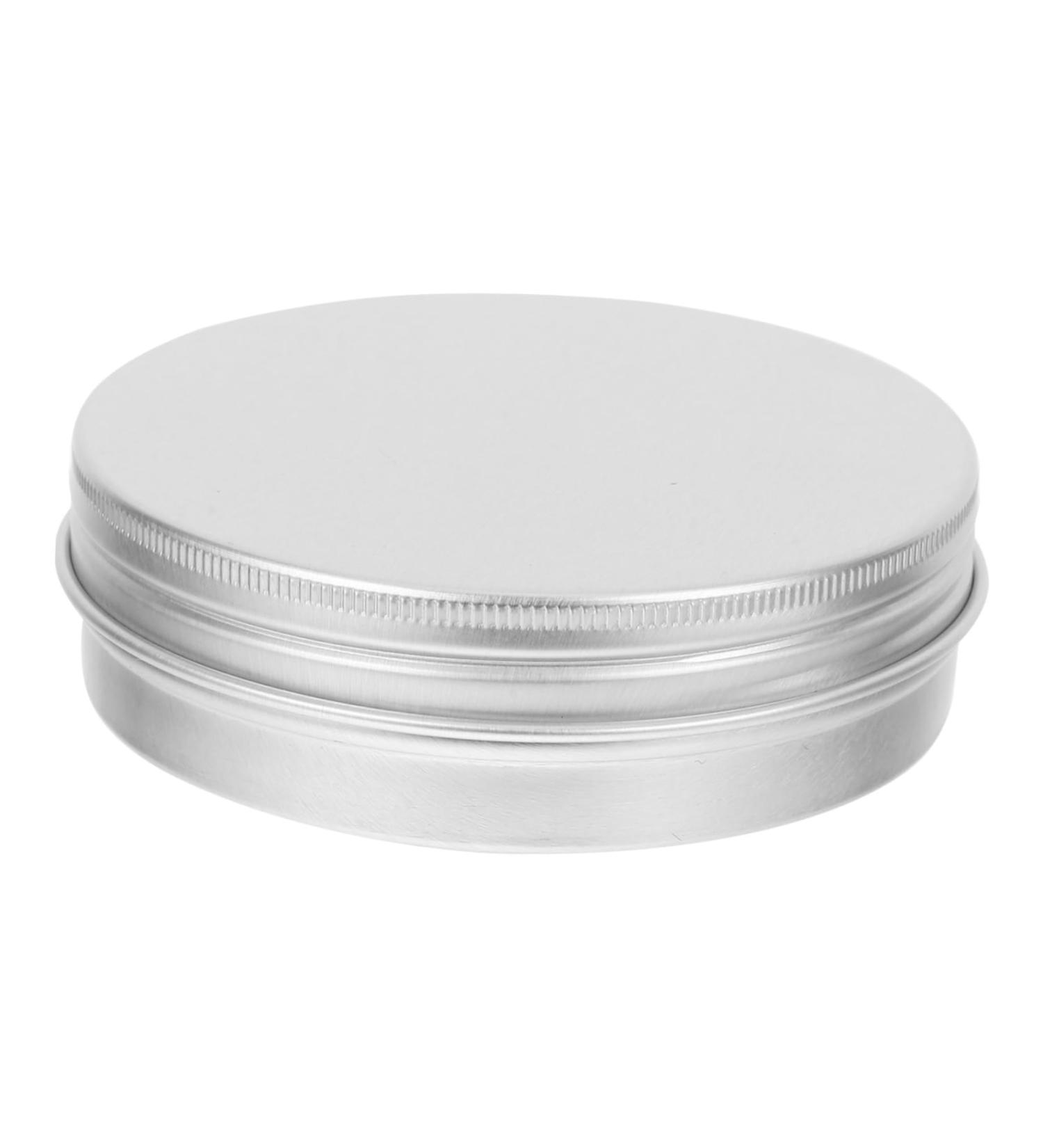 POPETPOP Box Travel Make up Tin Jar Aluminium Cosmetic Jar Salve Jar Metal Tins with Lids Organizer with Lid Aluminium Balm Tins Travel Jar Tins Jars Toiletry Organizer Filling Coin - Buy Online on GoSupps.com
