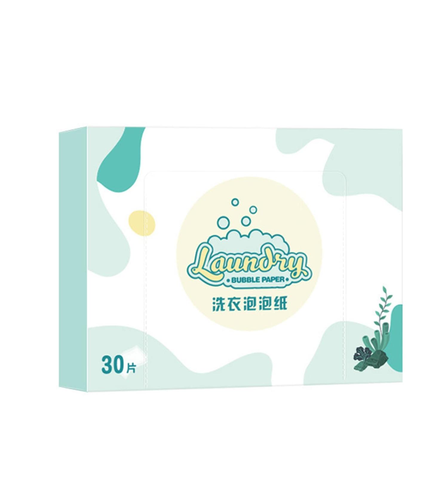 30Loads Laundry Paper Travel Pack Easy Dissolve Deep Cleaning Wash Sheets Lightweight Laundry Tablets for Home Dorm Camping College L 1 Pack 1 Pack L - Buy Online on GoSupps.com