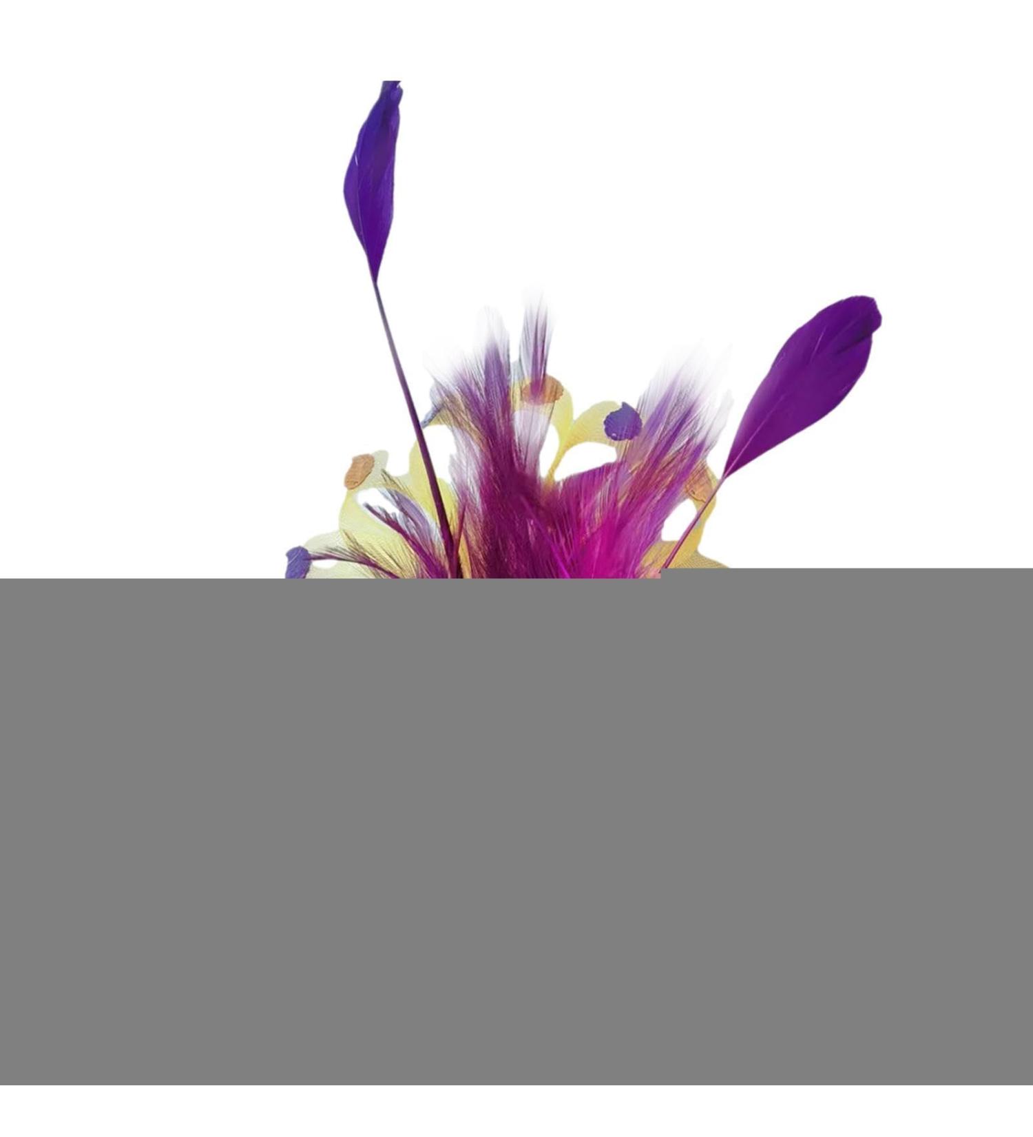 St. Patrick's Day Hair Hoop Green Top Hat Headband Irish Green Hat Elastic Headgear for St. Patrick's Day Feathered St. Patrick's Day Head Hoop Costume Accessories Head Band for Women Purple - Buy Online on GoSupps.com