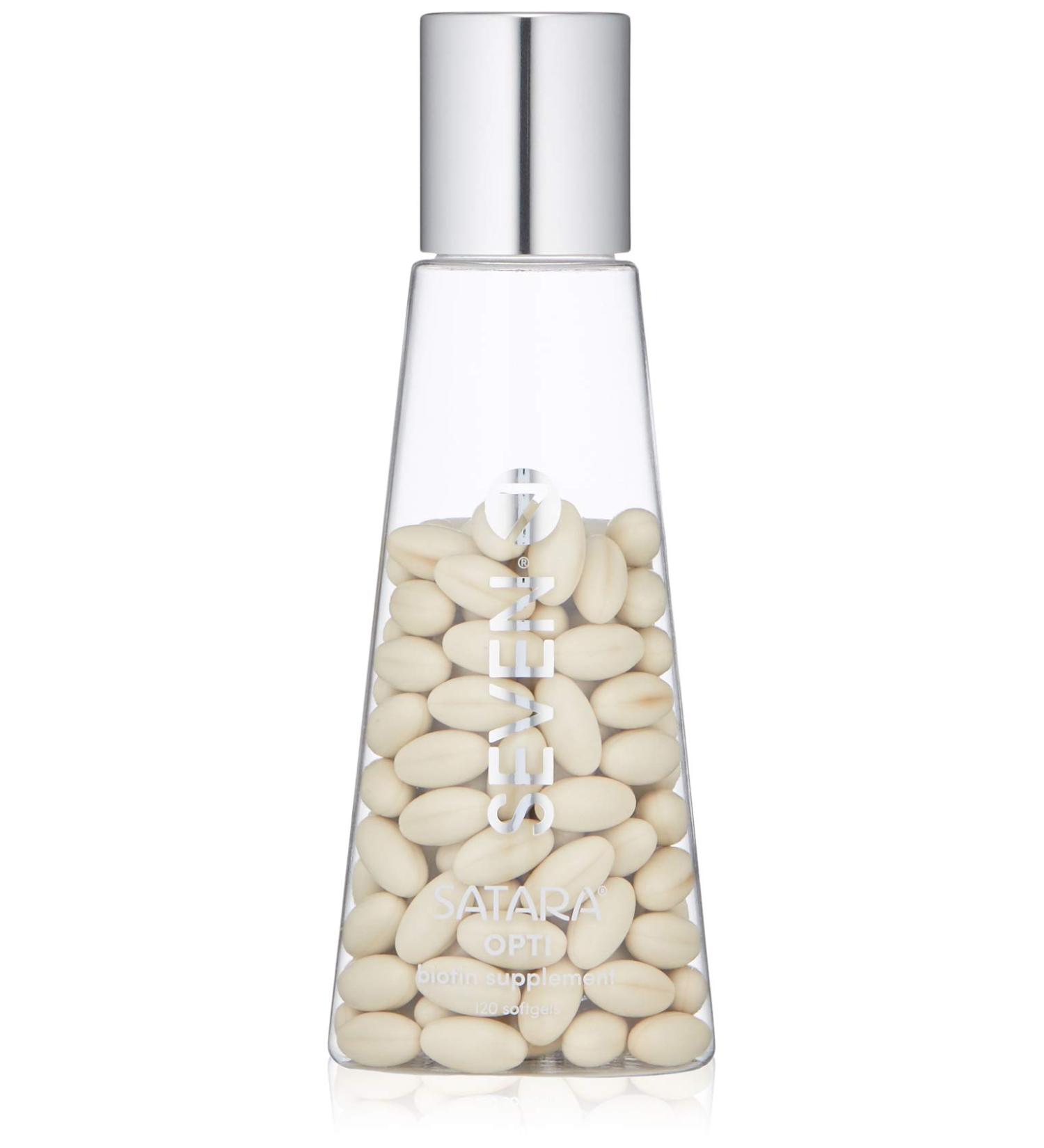 SEVEN Satara Opti Biotin Supplement 120 ct. - Hair, Skin & Nail Health Support - Buy Online on GoSupps.com