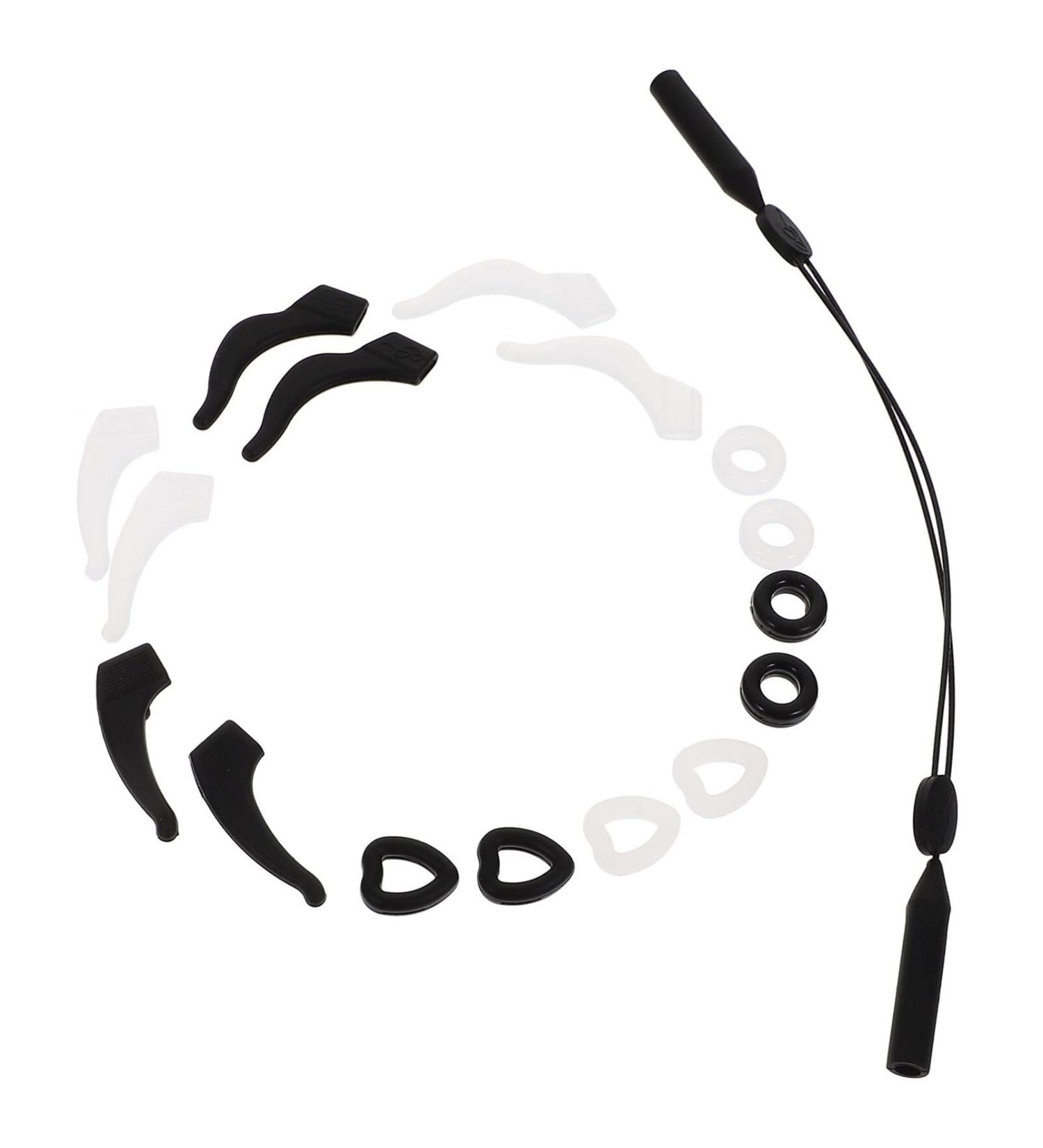 Healvian 17pcs Silicone Eyeglass Temple Tips - Anti-Slip Holder & Ear Grip Hooks for Glasses & Sunglasses - Buy Online on GoSupps.com