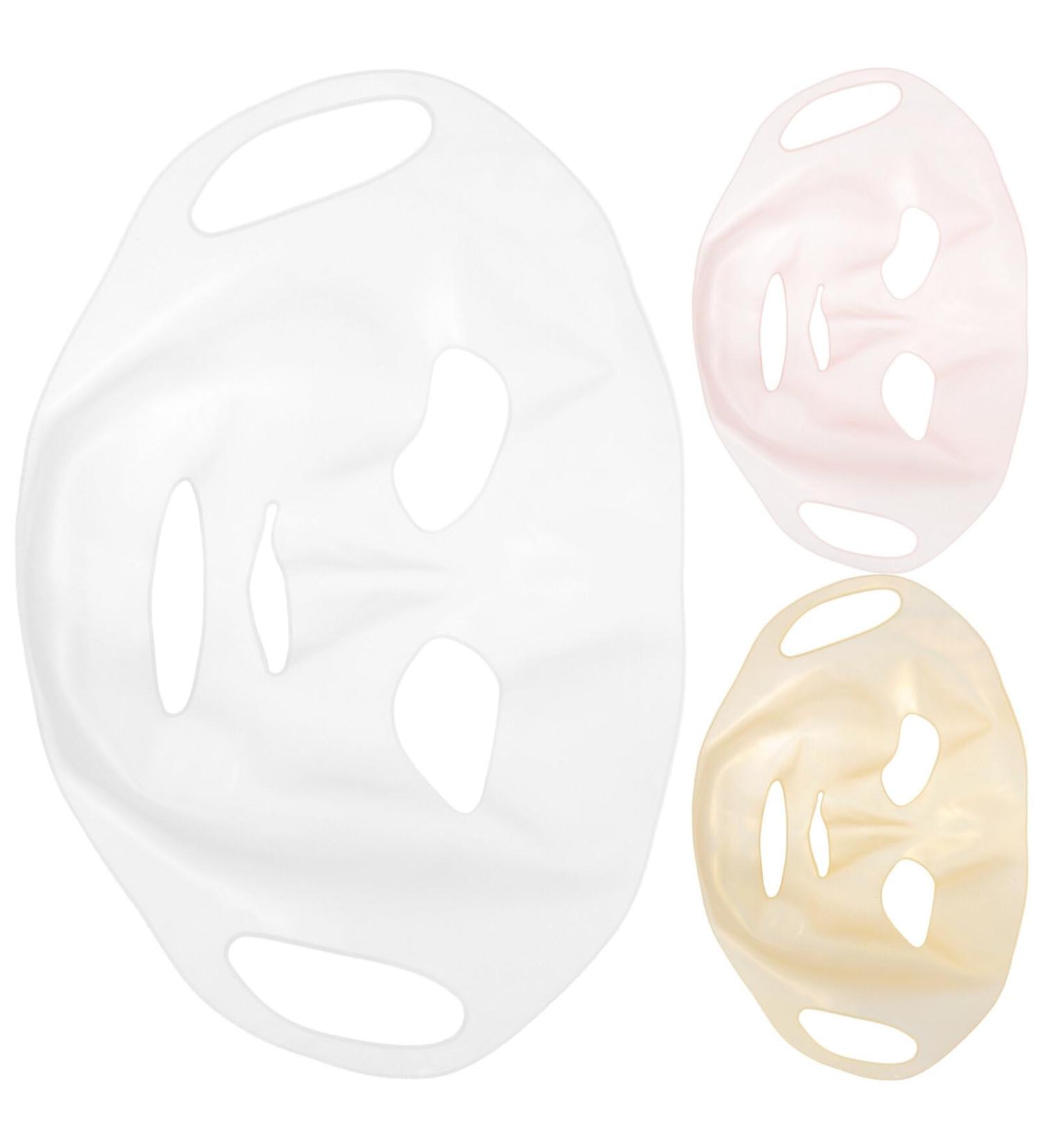 Buy Healvian 3pcs Reusable Silicone Facial Mask Covers | Portable Skin Care Earhook Mask | Best Face Mask Cover for Home Use - Buy Online on GoSupps.com