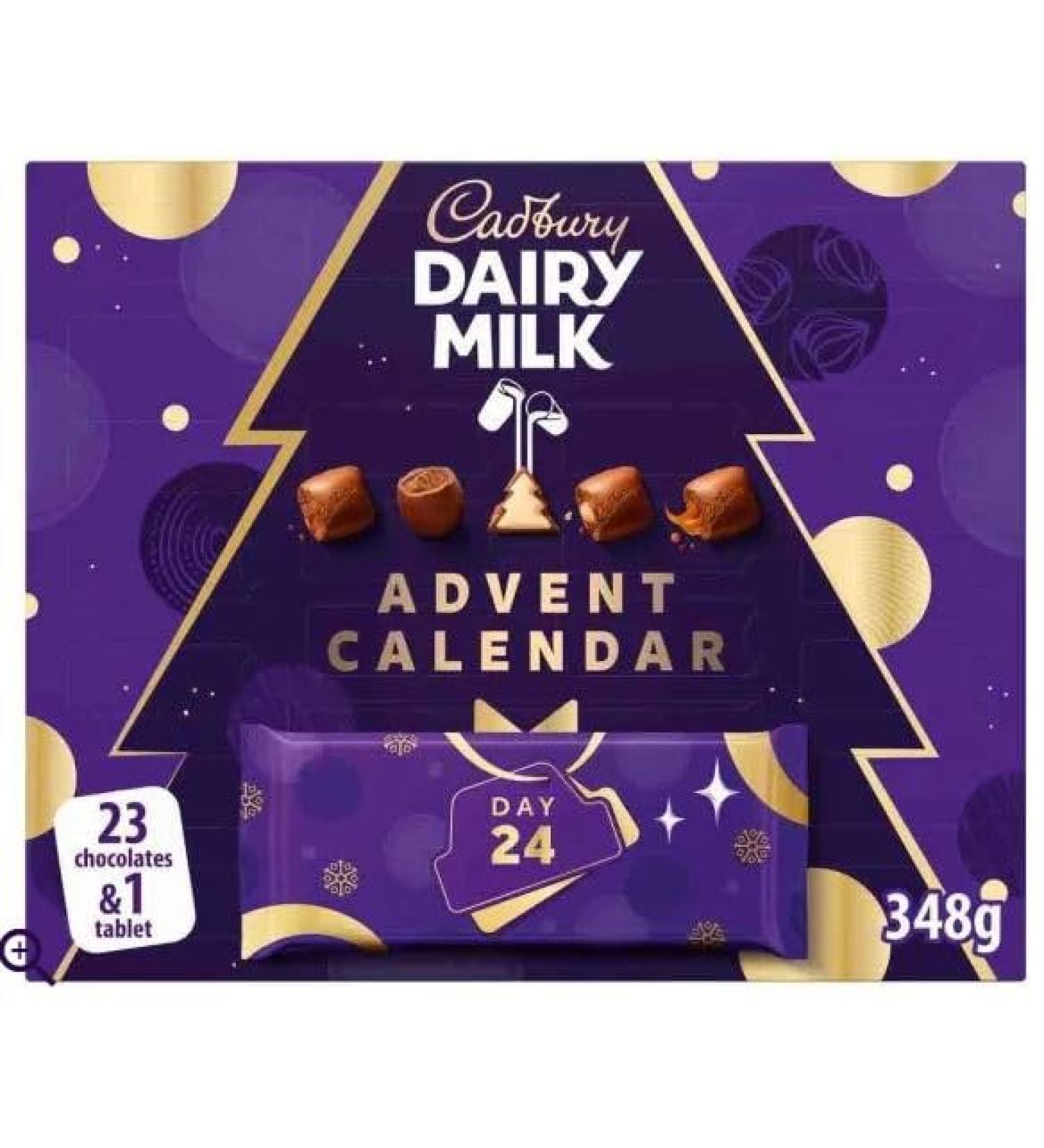 Cadbury Dairy Milk Calendrier de l'Avent 348 g - Buy Online on GoSupps.com