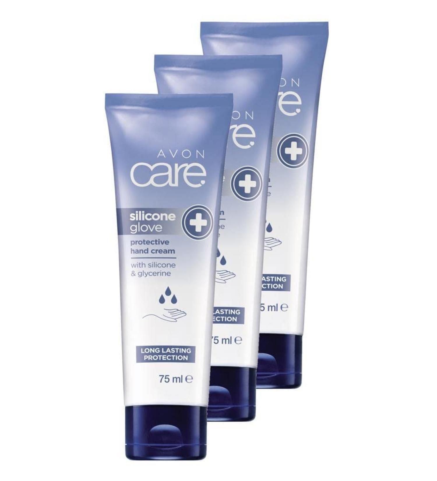 Avon Care Silicone & Glycerin Hand Cream 75 Ml. Trio Set