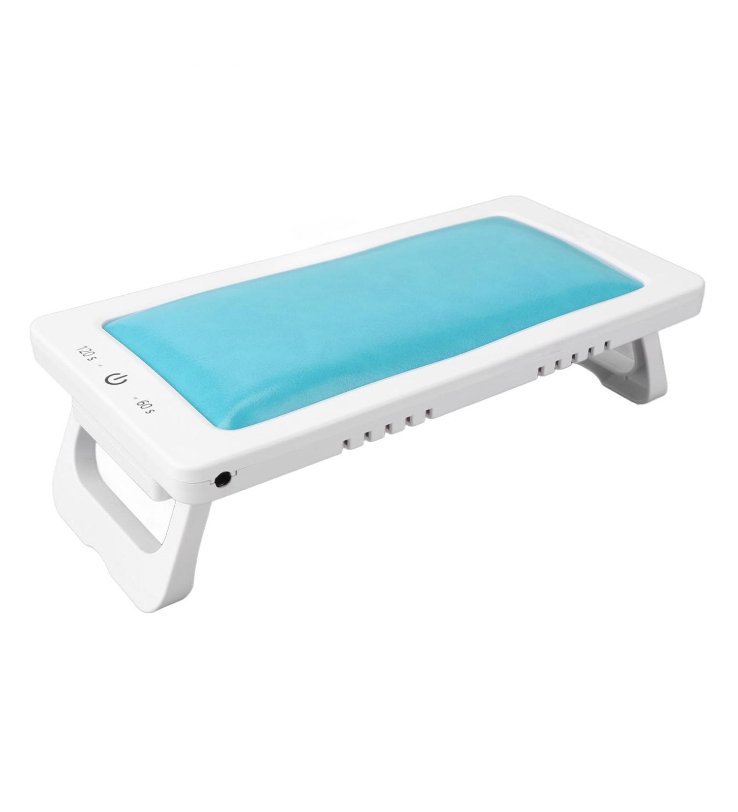 Foldable Nail Gel Dryer 27 Light Chips Quick Drying Hand Pillow 2 Stroke Nail Polish Curing Lamp for Home DIY (Blue) - Buy Online on GoSupps.com