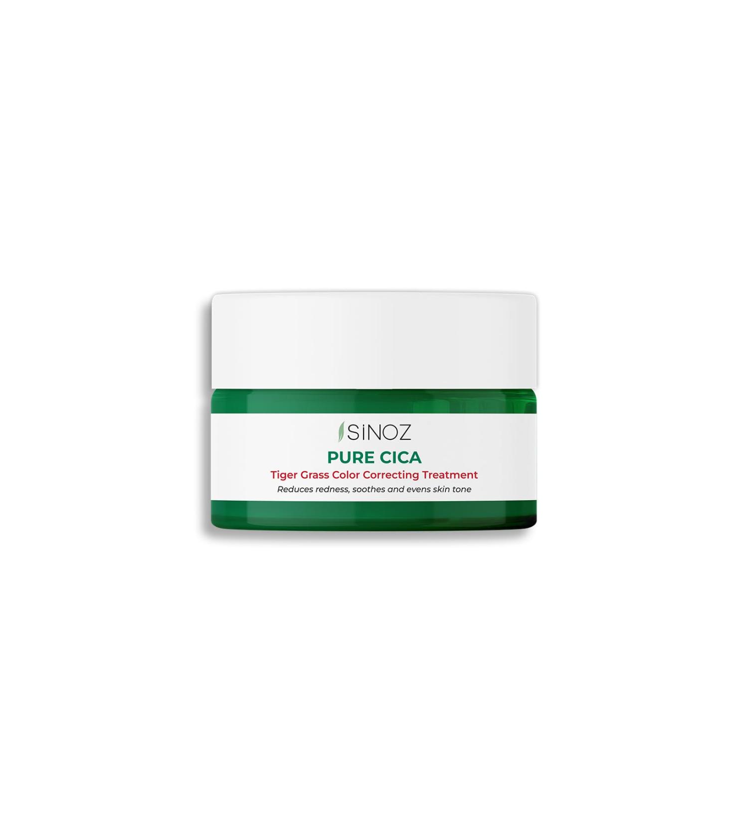 Sinoz Pure Cica Tiger Grass Color Correcting Repair Cream 15ml | Soothing & Repairing Skincare for All Skin Types | International Shipping Available - Buy Online on GoSupps.com