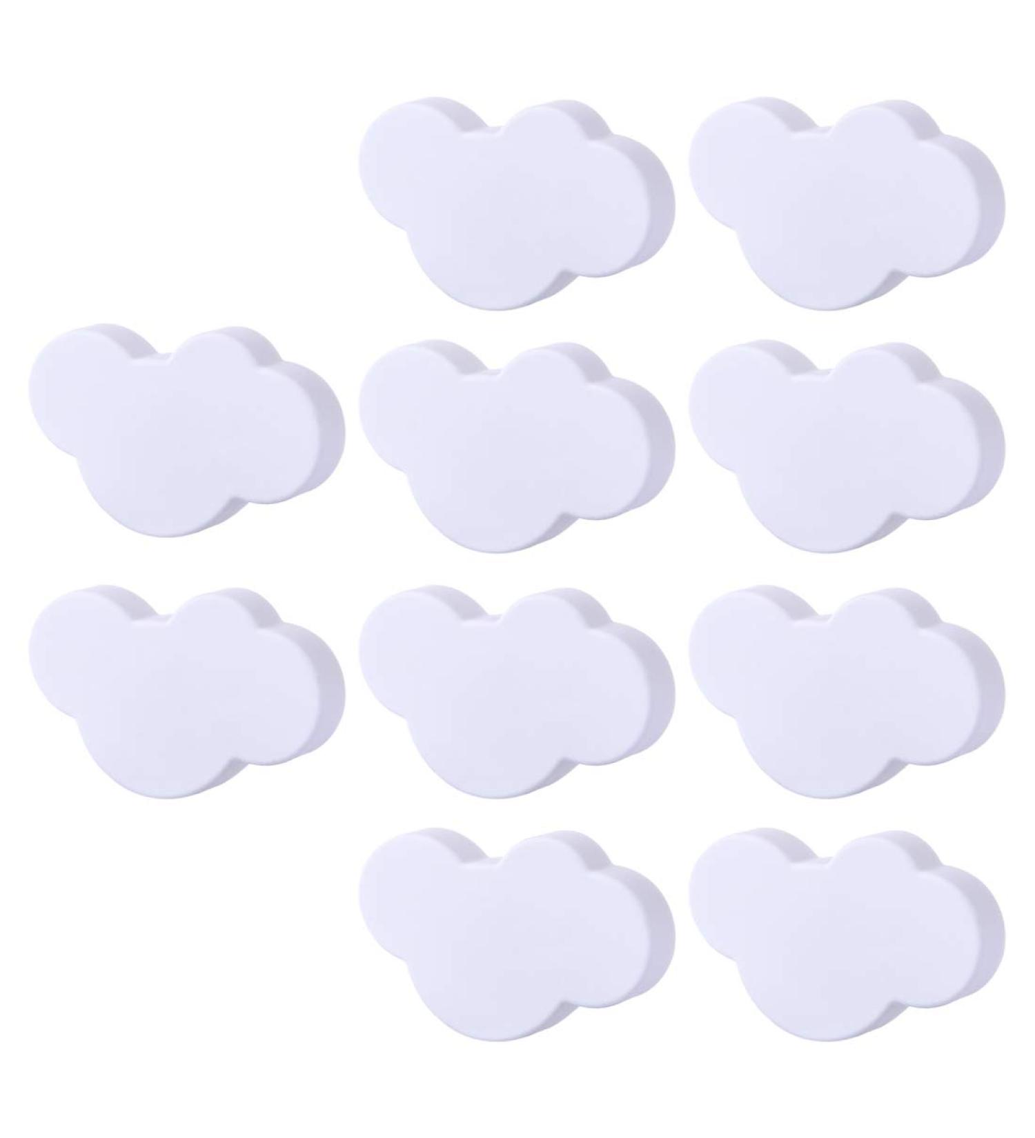 Batop 10pcs Cloud Shape Furniture Buttons for Children's Rooms | Cabinet Handles & Door Knobs - 54mm x 36mm x 23mm - Buy Online on GoSupps.com