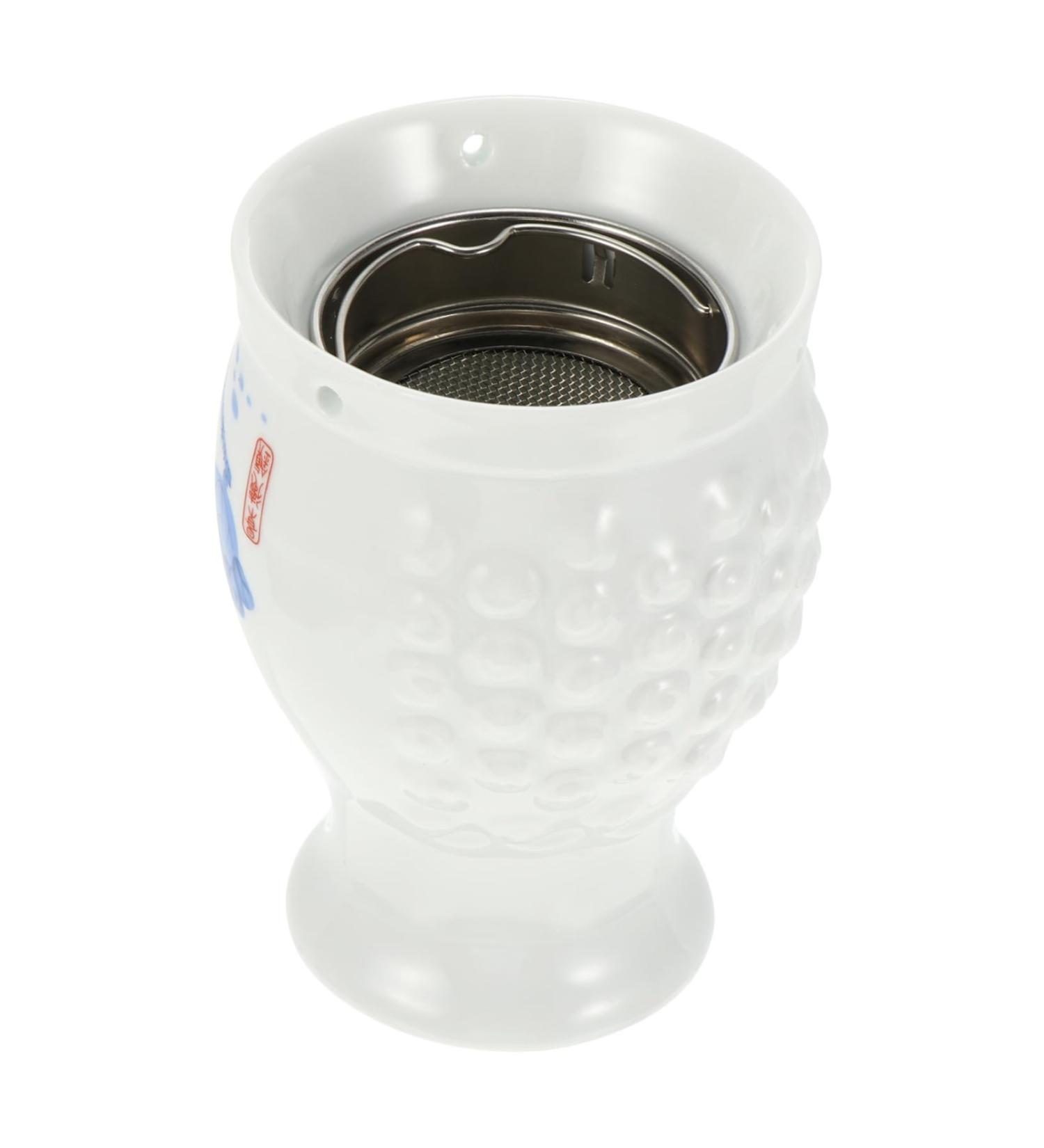 FOMIYES Smoke-Free Moxibustion Stick - Portable Ceramic Wellness Tool for Health & Massage - Blue & White Porcelain Gua Sha Becher - Buy Online on GoSupps.com