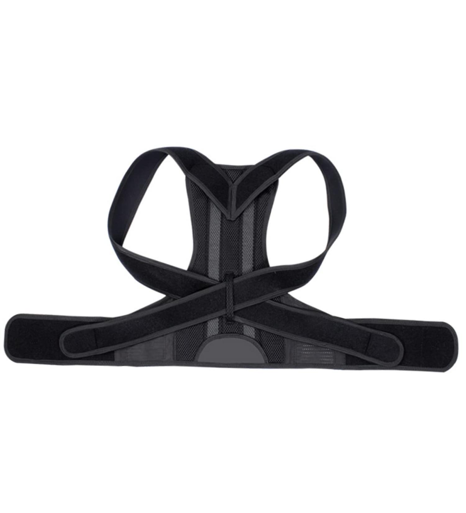 FRCOLOR Adjustable Hunchback Correction Belt - Posture Support for Men - 32X27CM Black - Buy Online on GoSupps.com