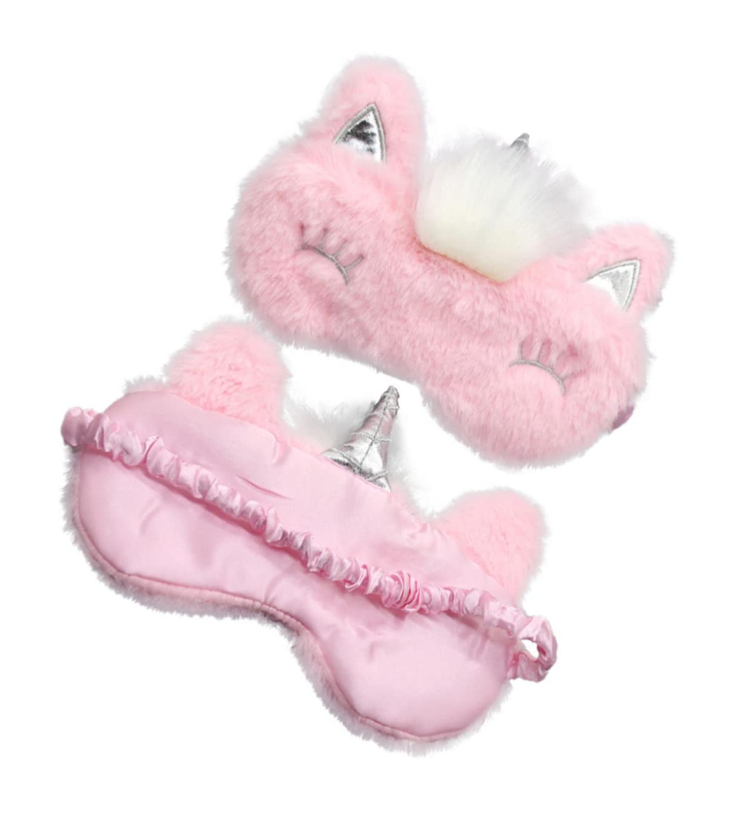 Shop Plush Eye Covers - 2pcs Cartoon Fox Sleep Masks | Soft Eye Patches for Ultimate Comfort - Buy Online on GoSupps.com