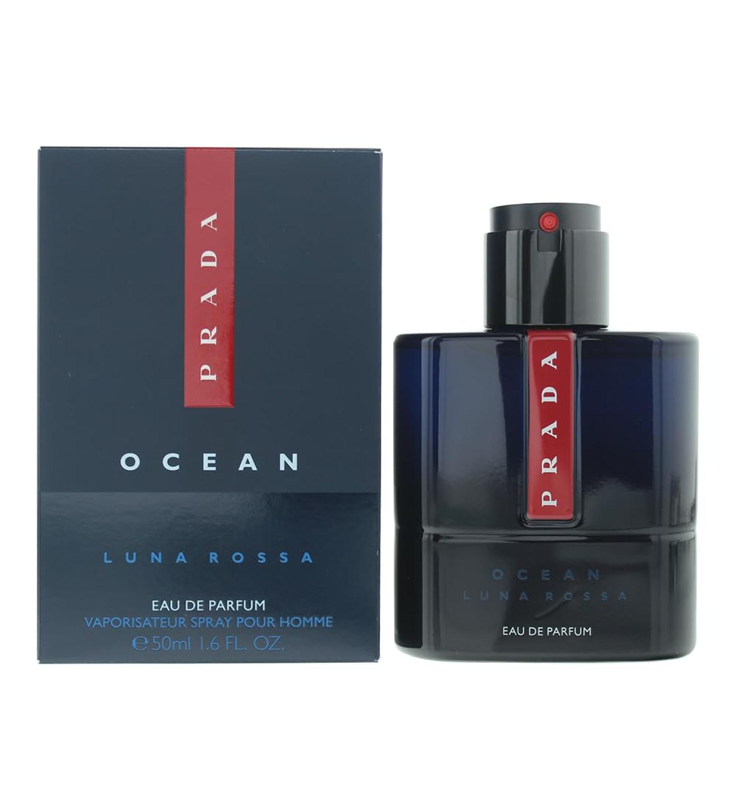 Prada Luna Rossa Ocean for Men - 1.6 oz EDP Spray Fresh 1.6 Fl Oz (Pack of 1)
