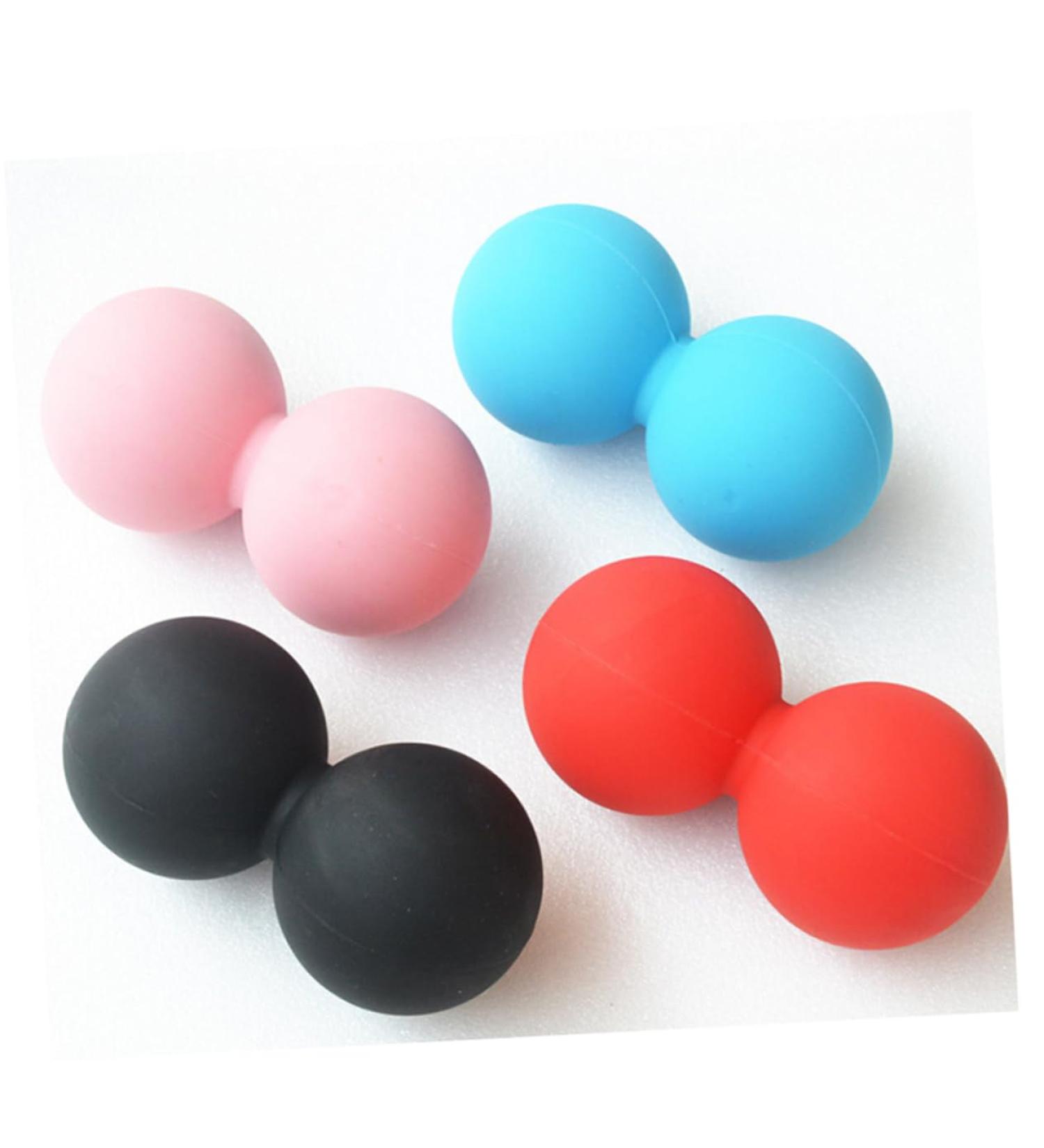 SESESFOUFU ORENS-YOGA Fitness Massage Roller - Relief for Plantar Fasciitis & Muscle Tension | Premium Silicone Peanut Ball & Yoga Rollers for Foot Massage - Buy Online on GoSupps.com